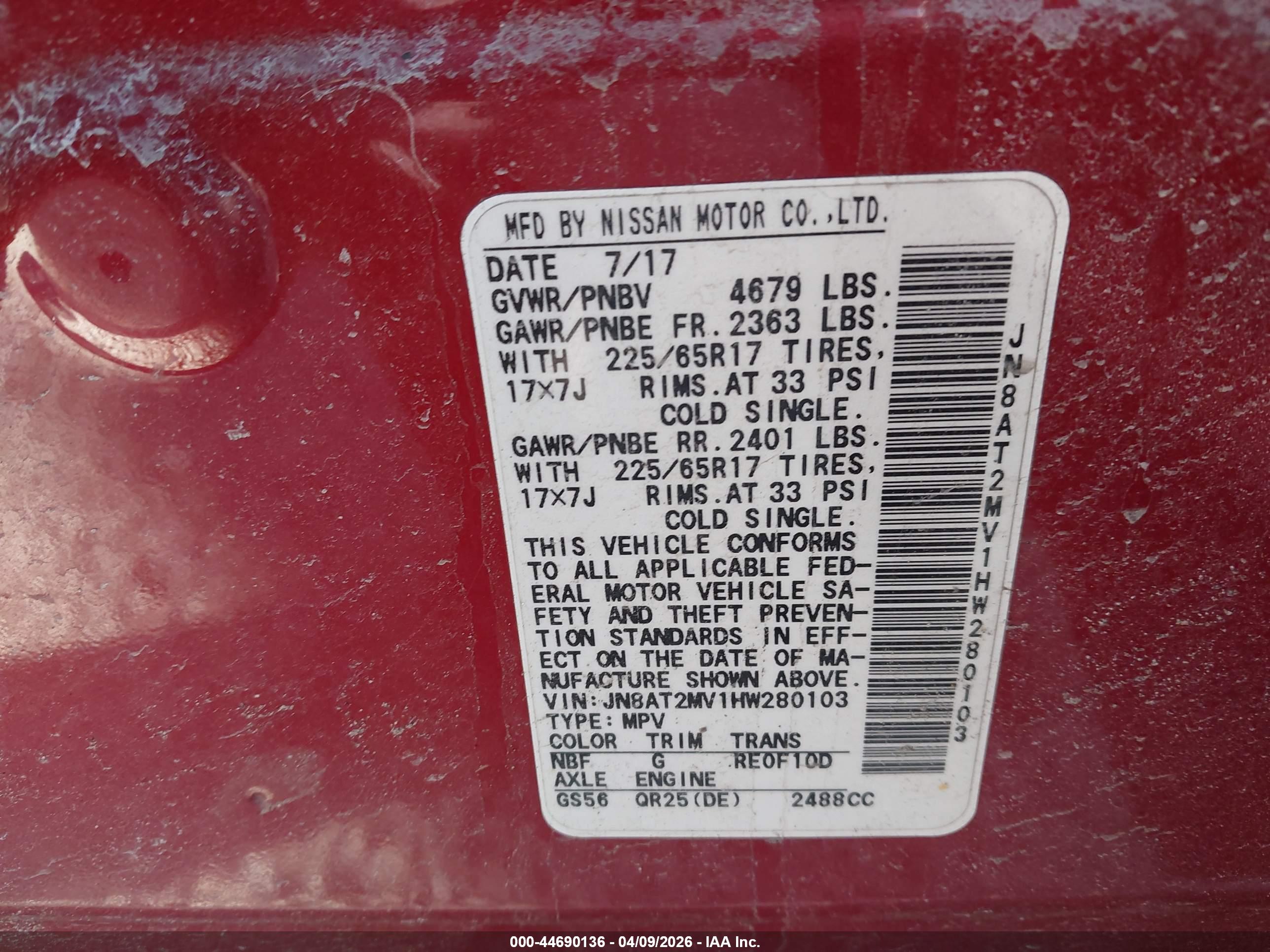 NISSAN ROGUE image 9