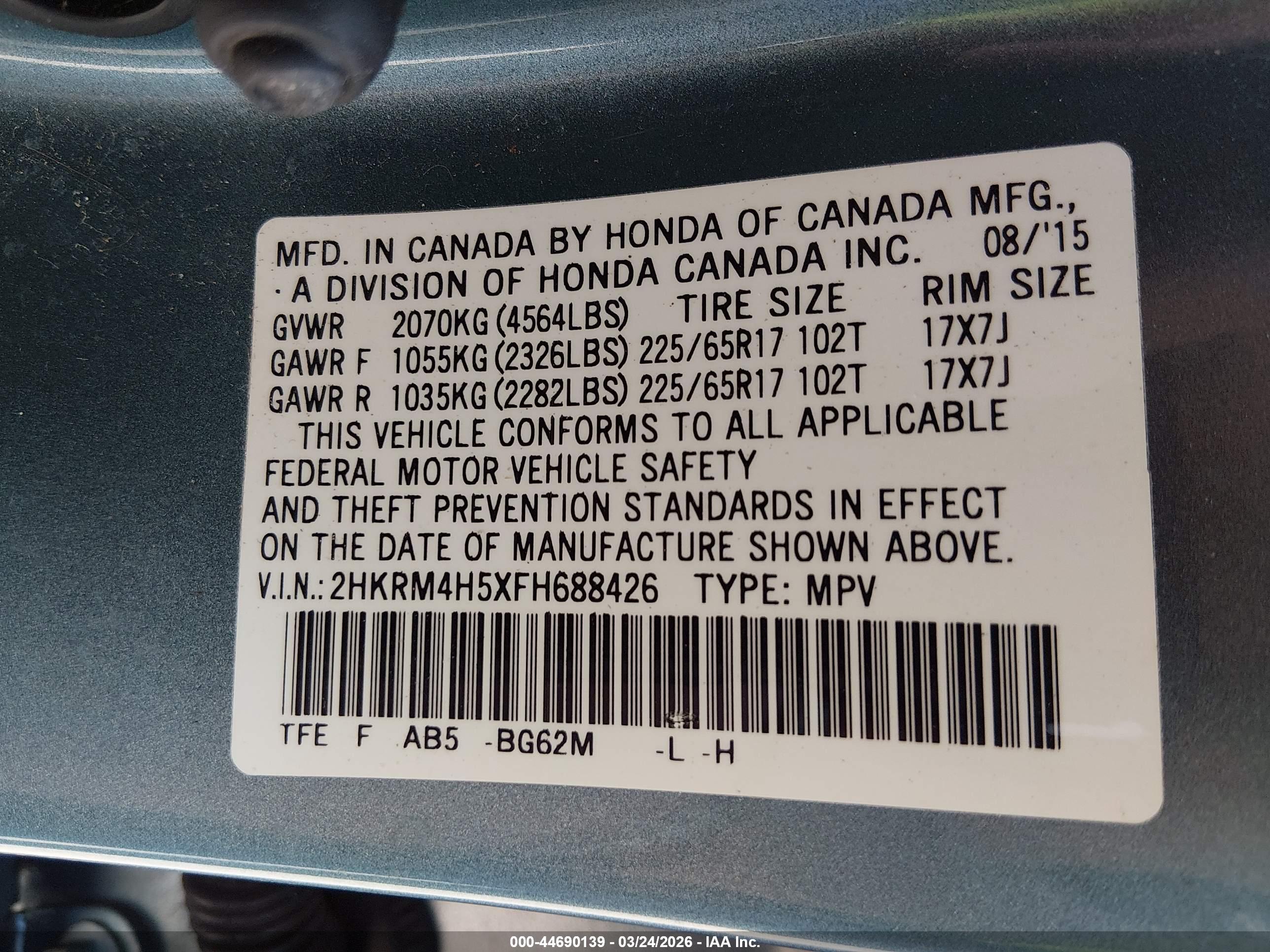 HONDA CR-V image 9