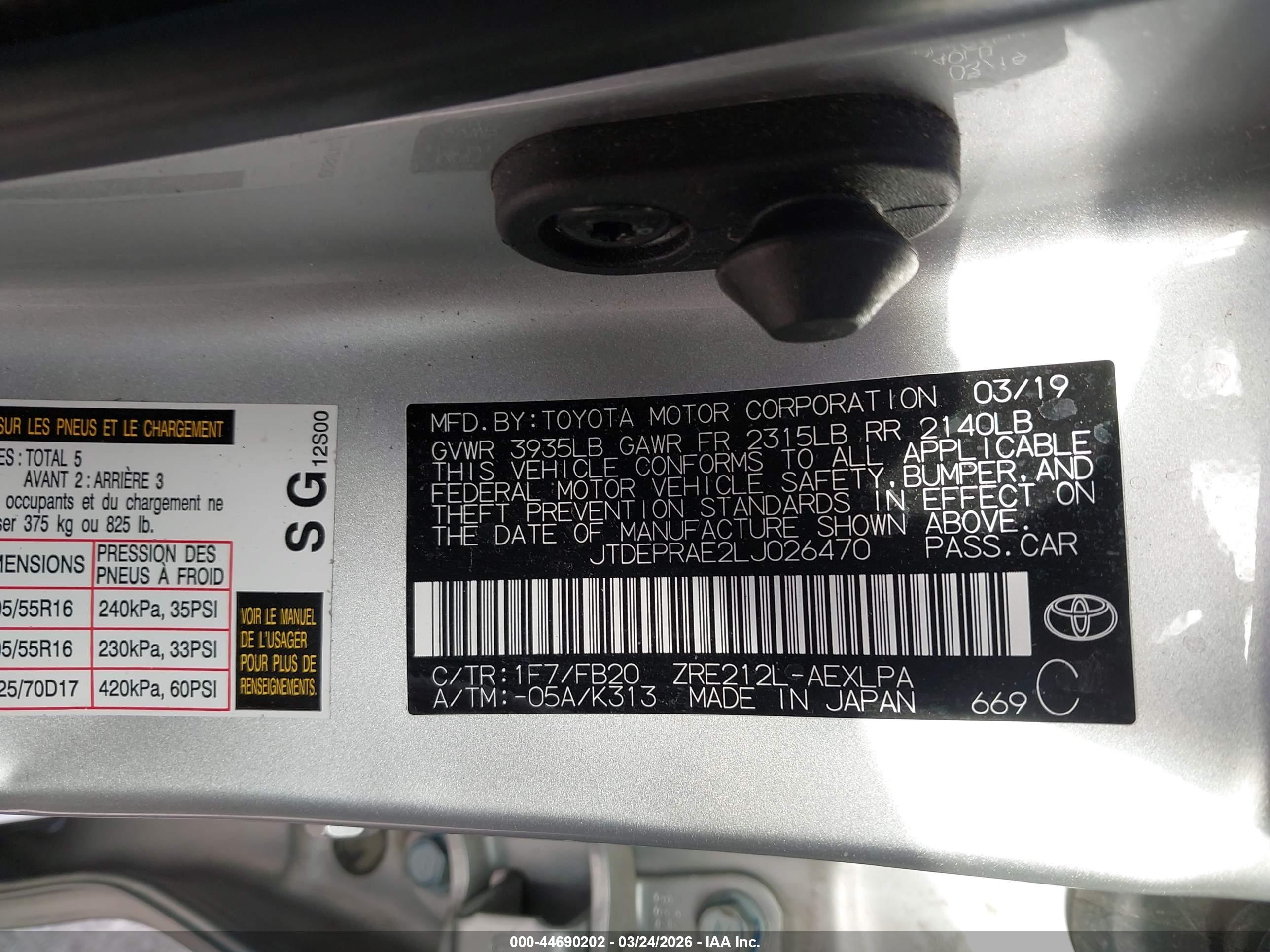 TOYOTA COROLLA image 9