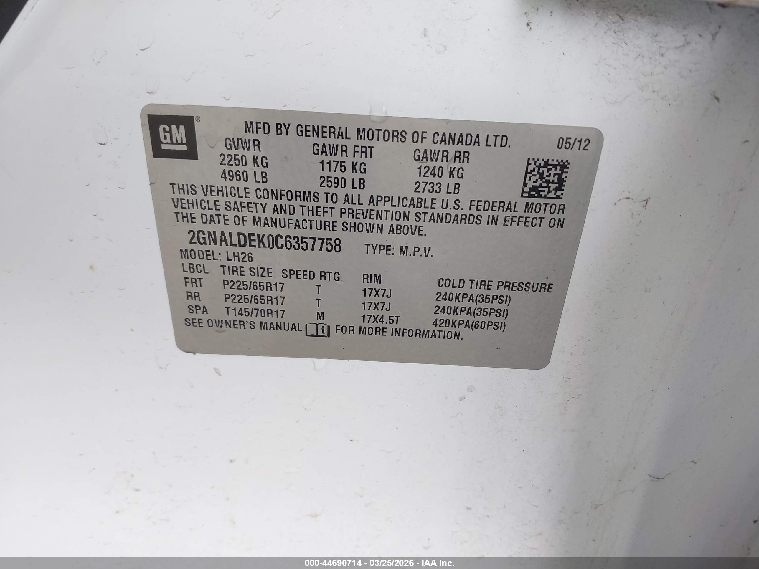 CHEVROLET EQUINOX image 9