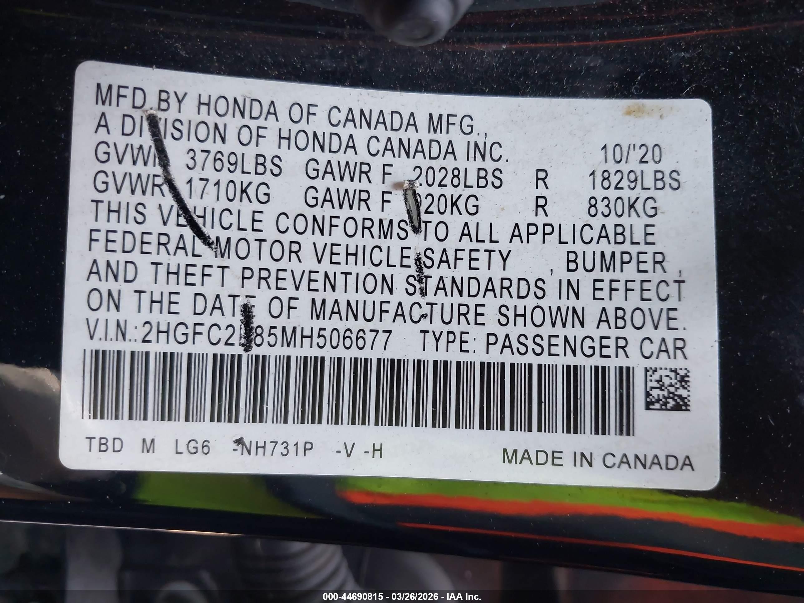HONDA CIVIC image 9