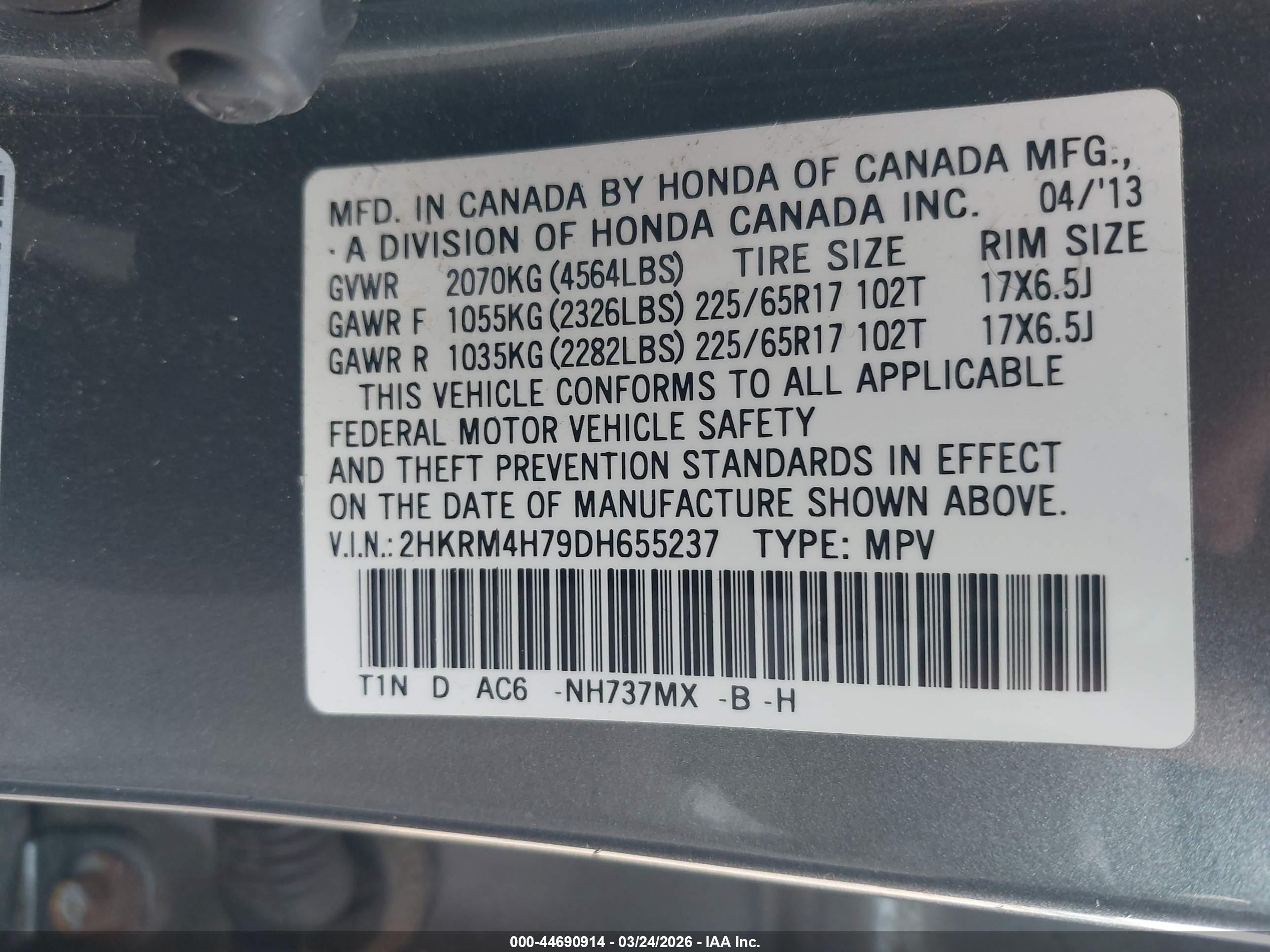 HONDA CR-V image 9