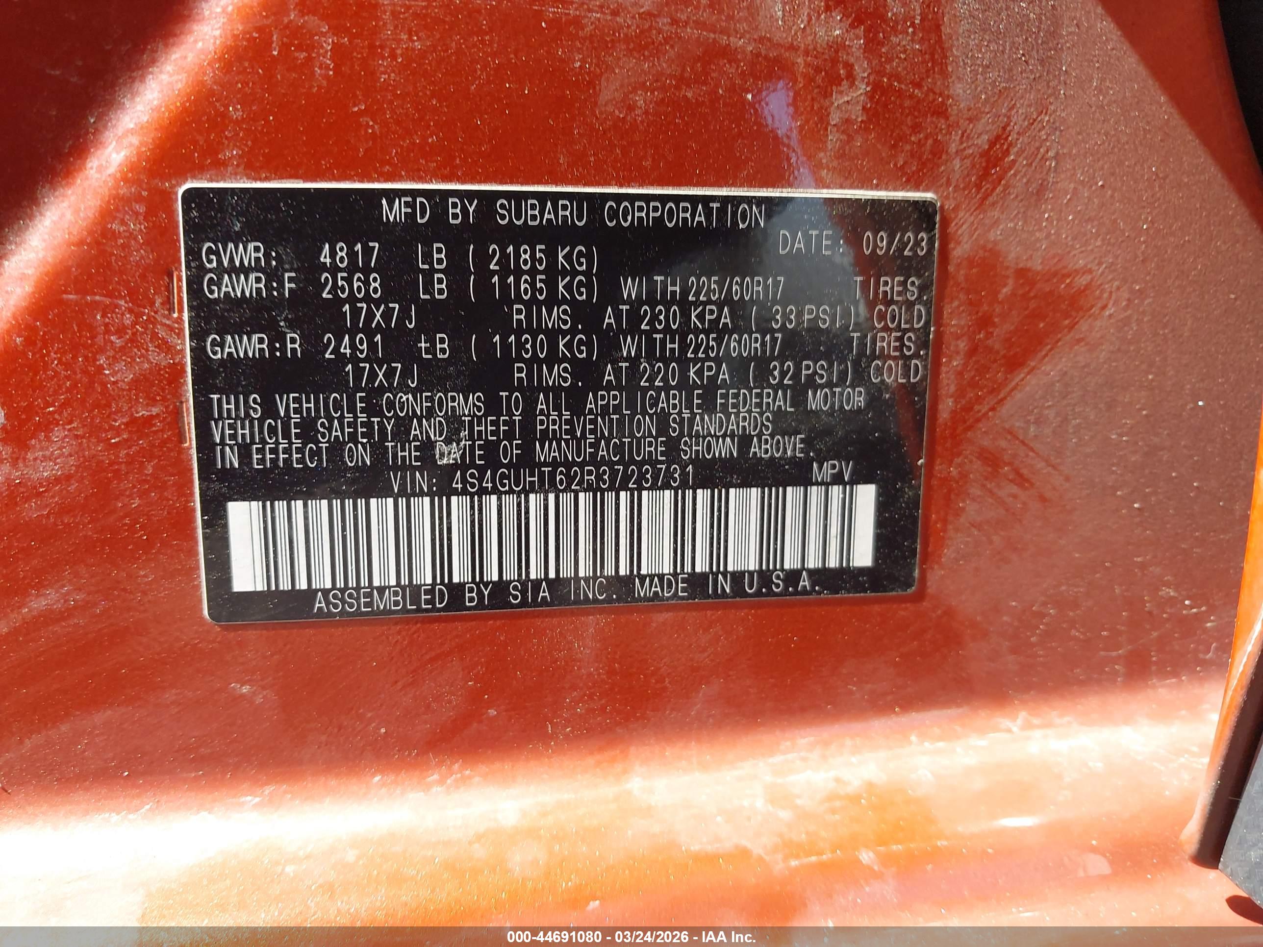 SUBARU CROSSTREK image 9
