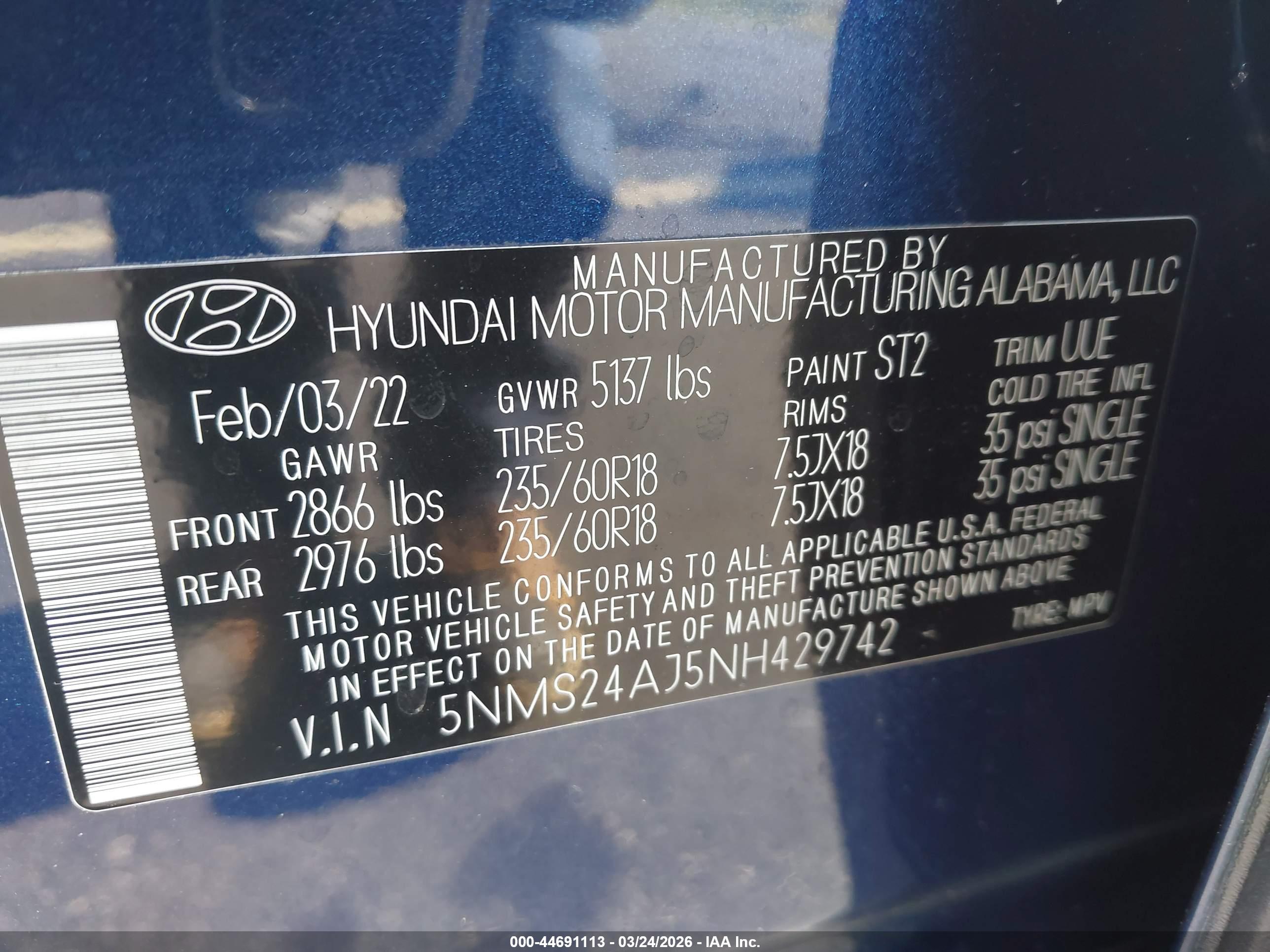 HYUNDAI SANTA image 9