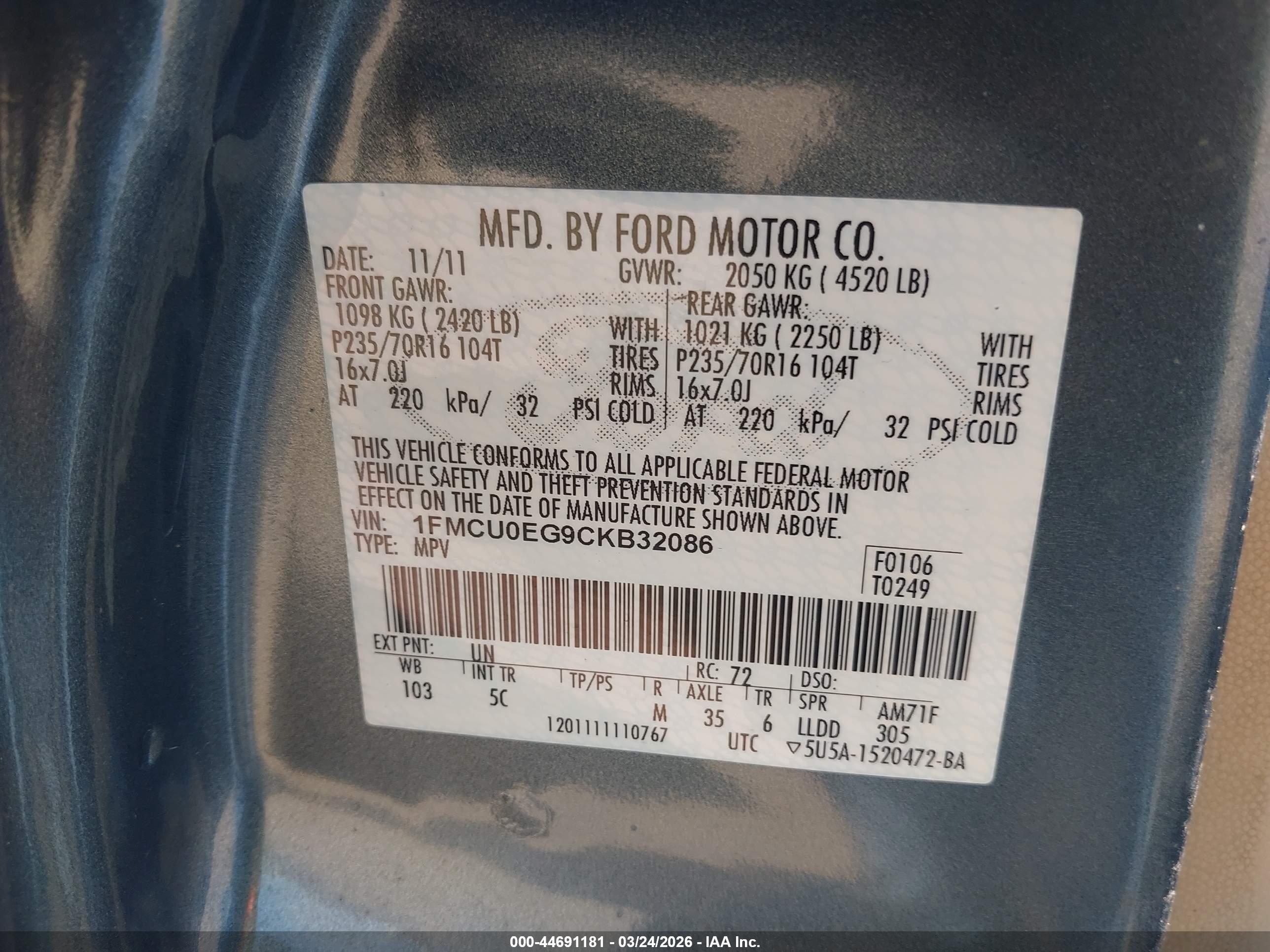 FORD ESCAPE image 9