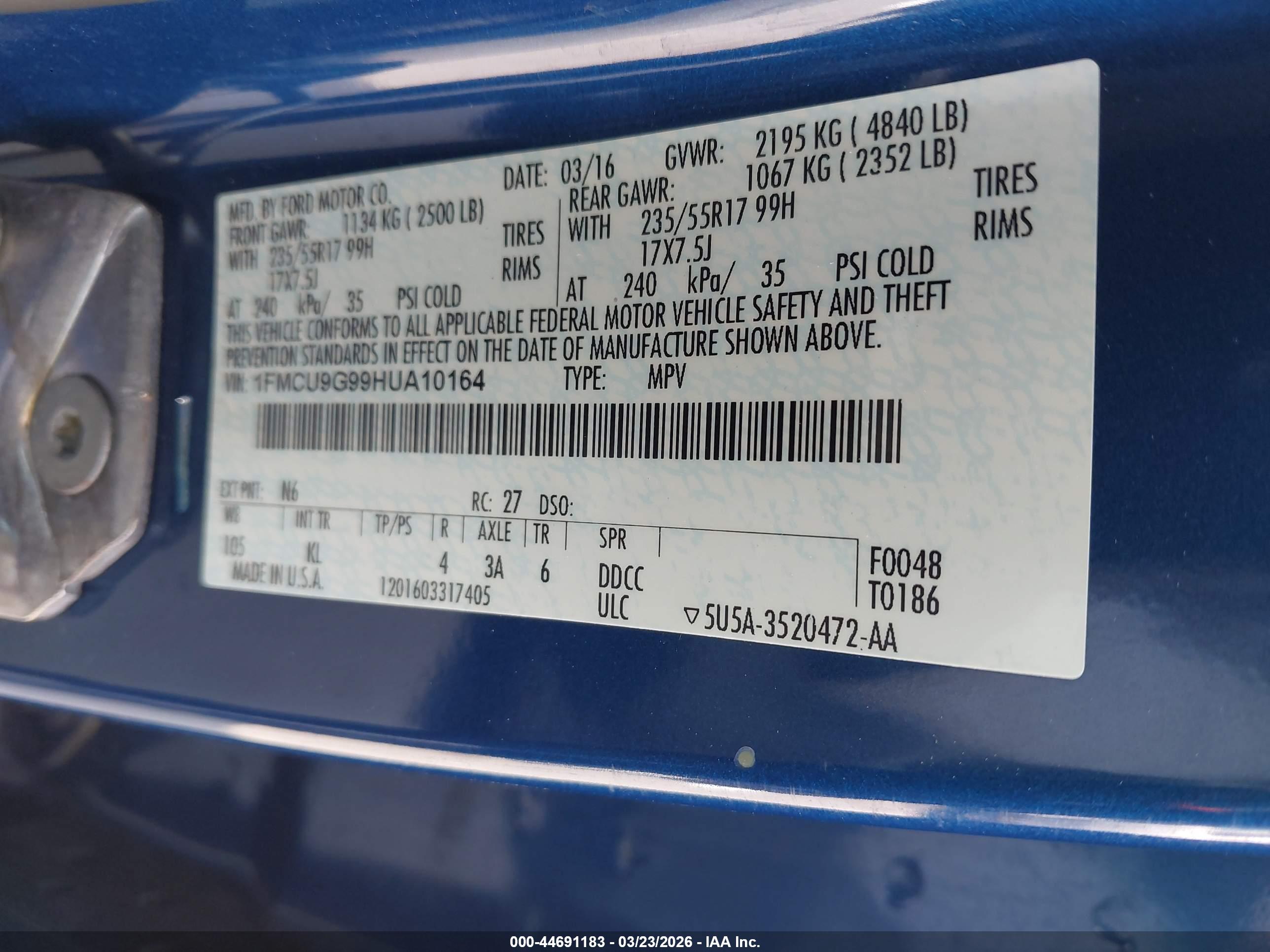 FORD ESCAPE image 9