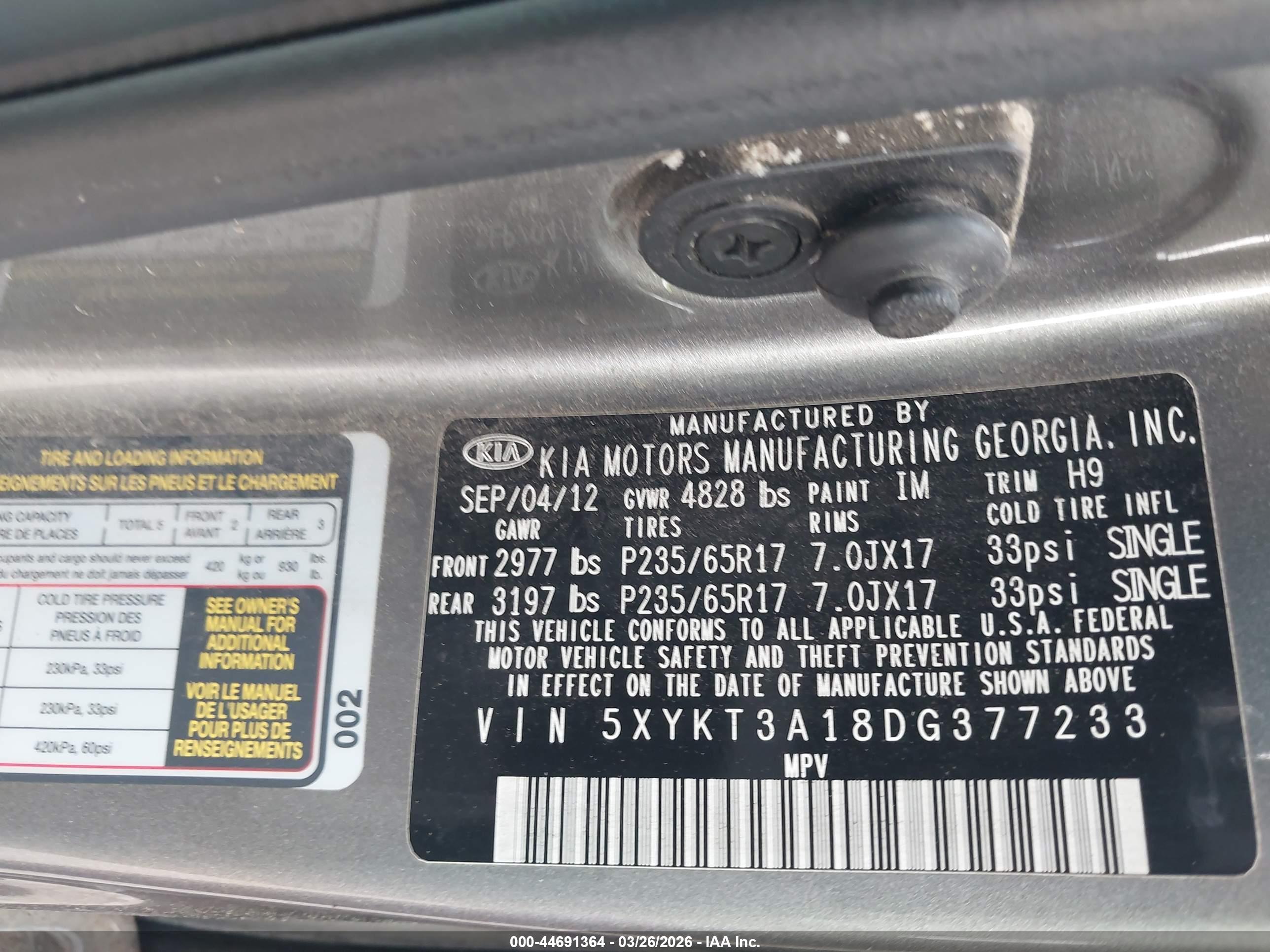 KIA SORENTO image 9