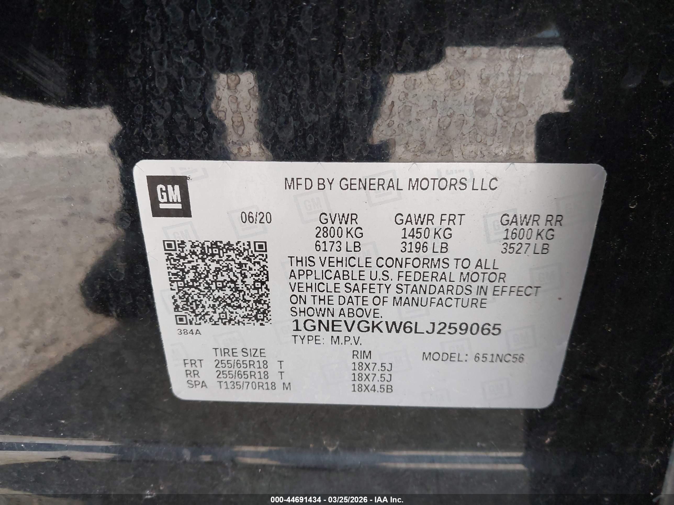 CHEVROLET TRAVERSE image 9