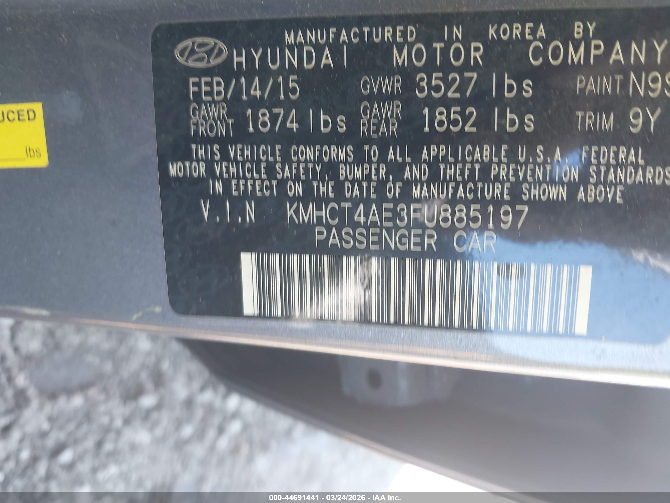 HYUNDAI ACCENT image 9