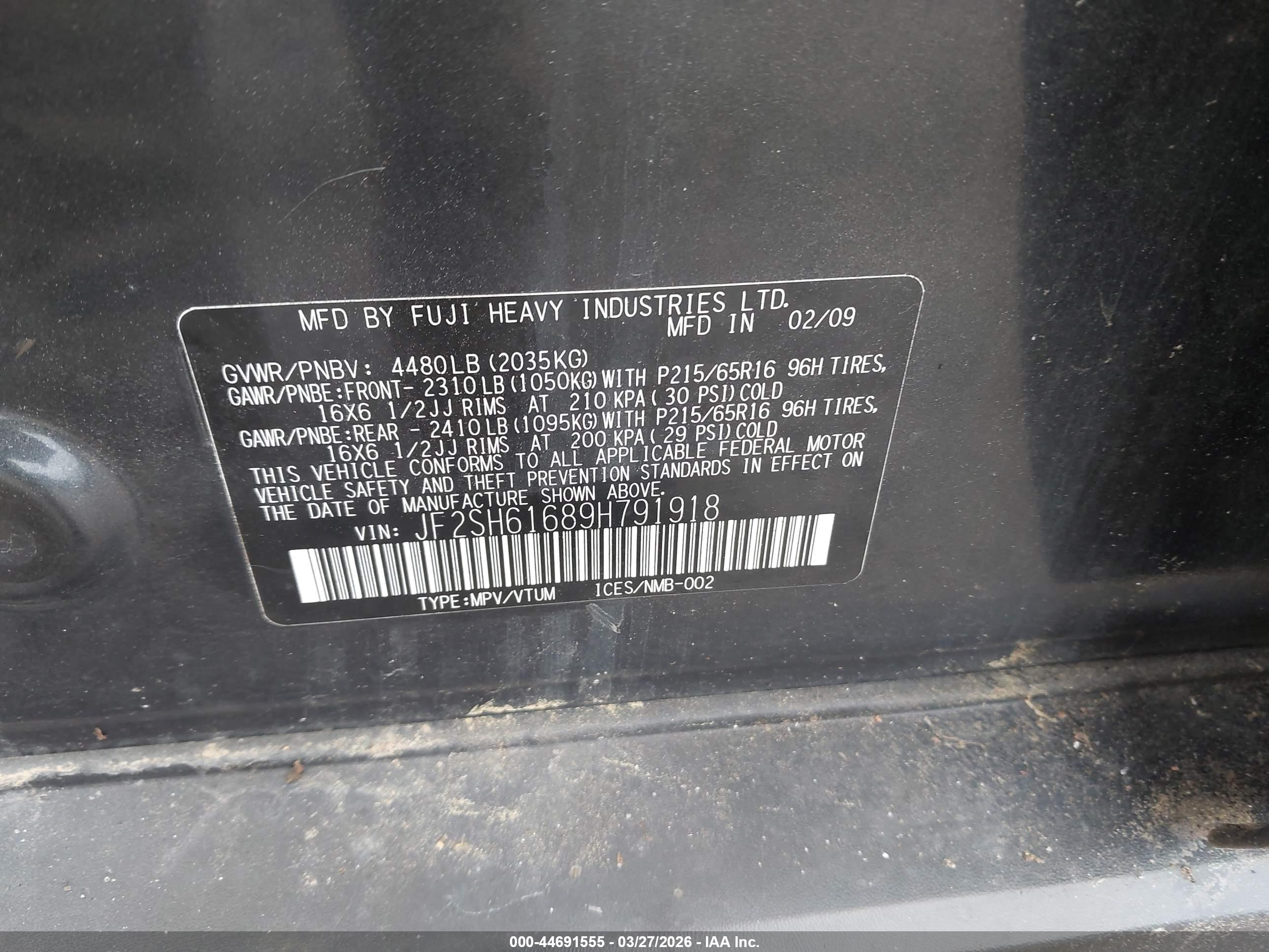 SUBARU FORESTER image 9