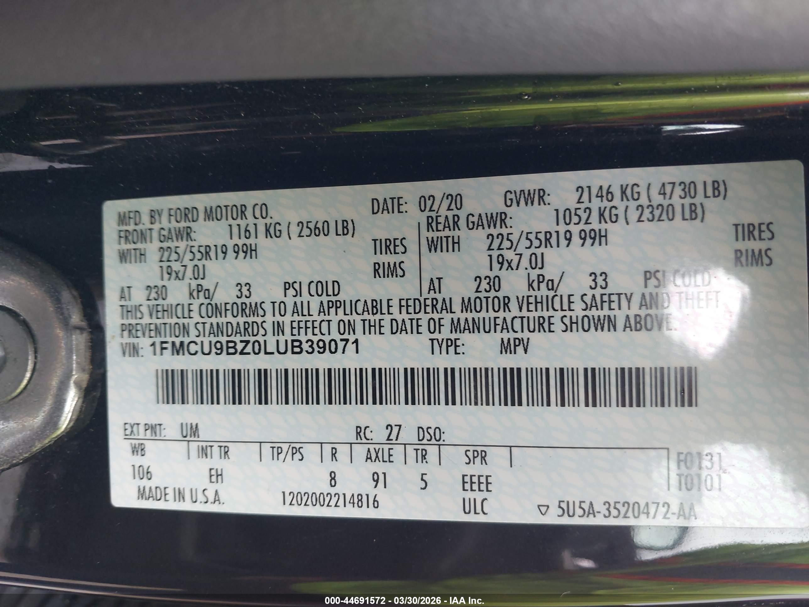 FORD ESCAPE image 9