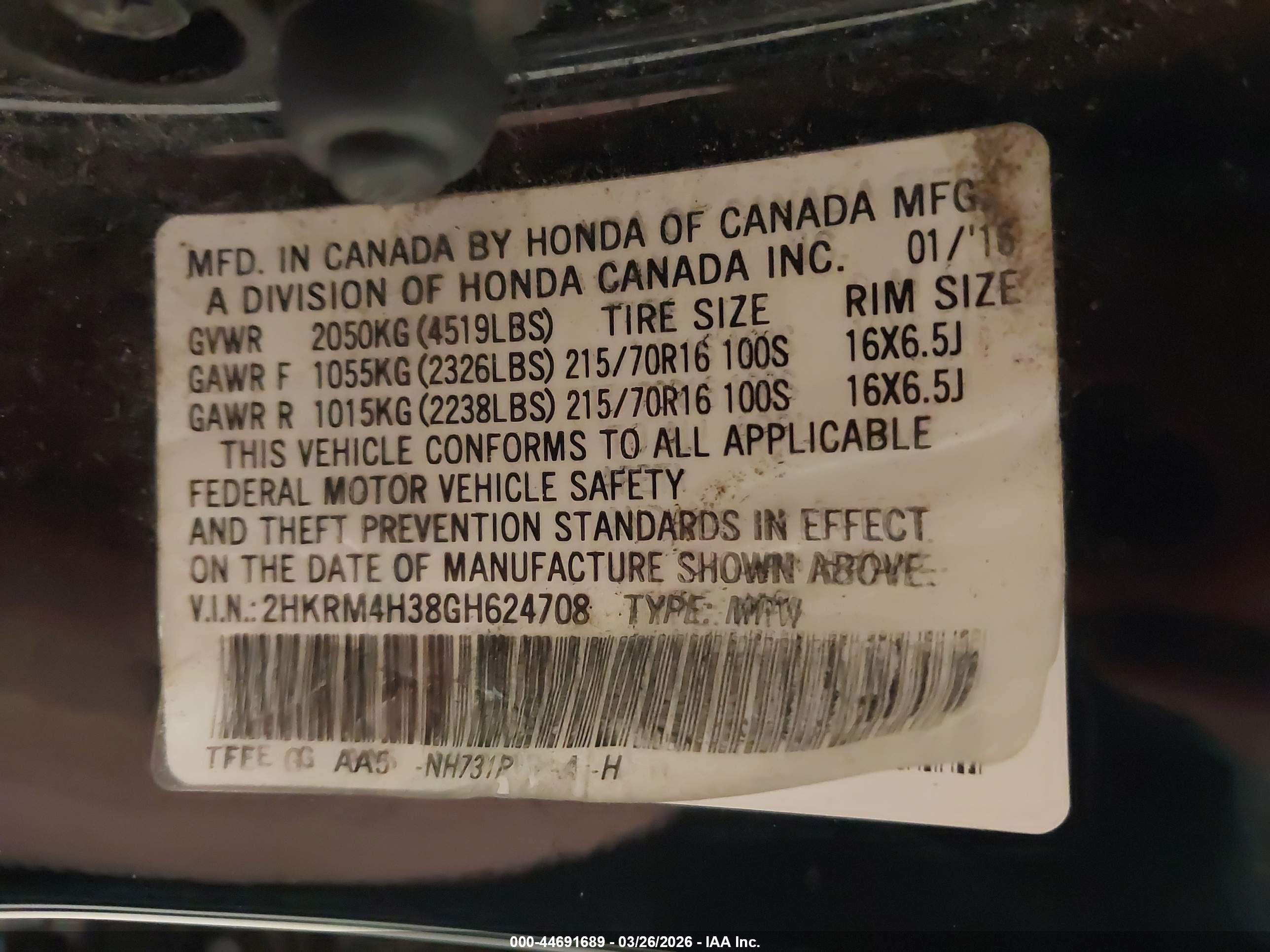 HONDA CR-V image 9