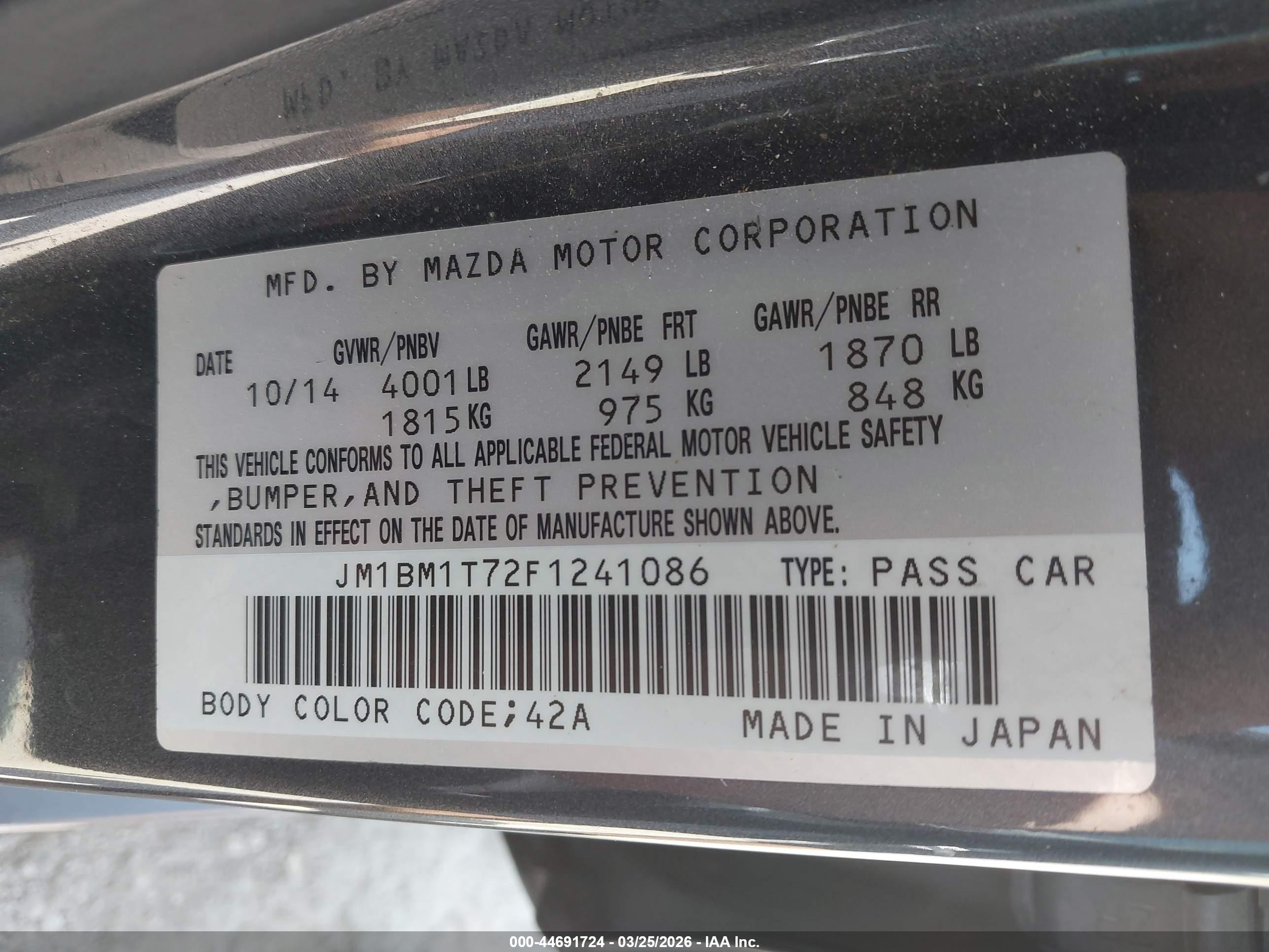 MAZDA MAZDA3 image 9