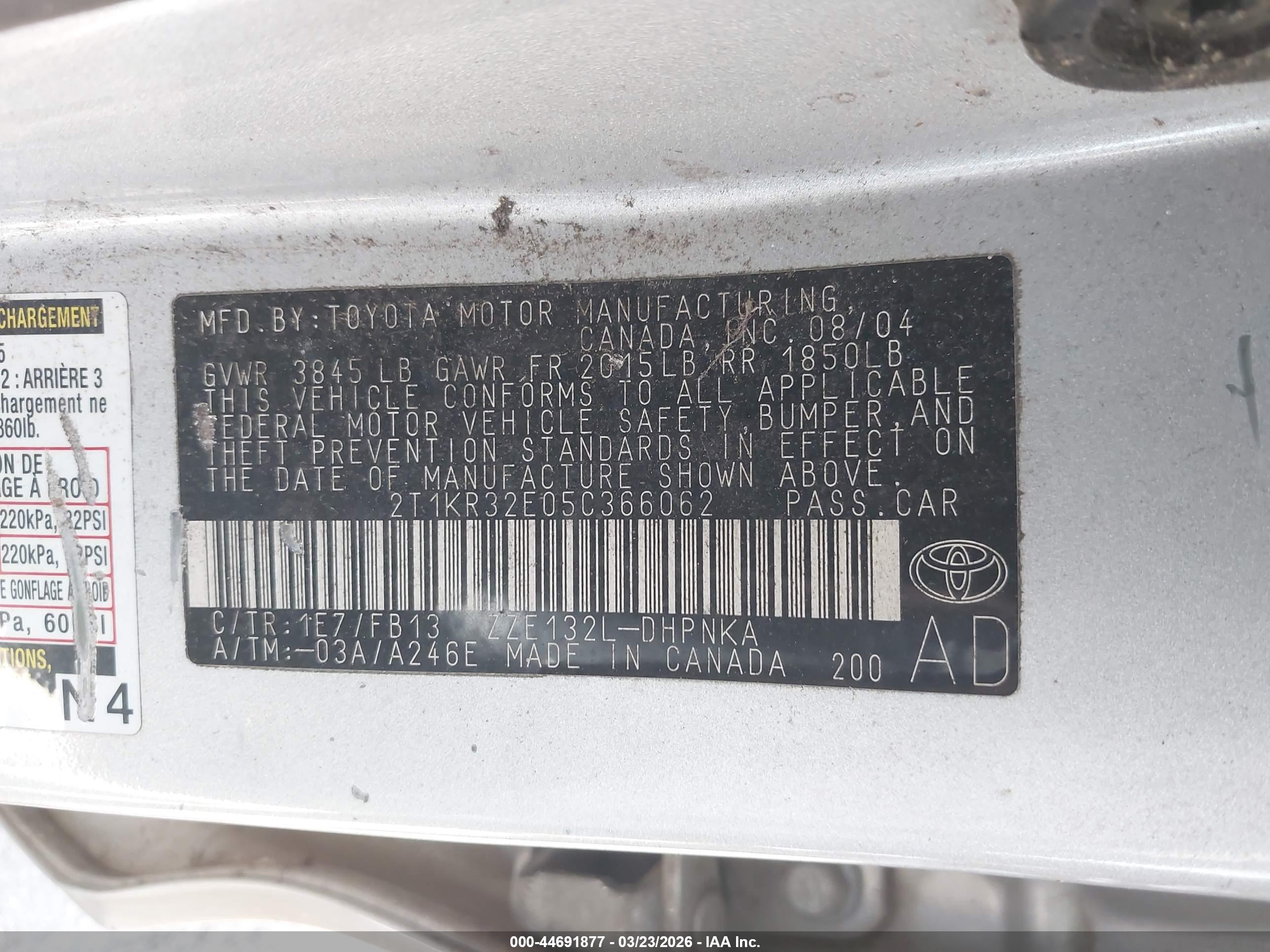 TOYOTA MATRIX image 9