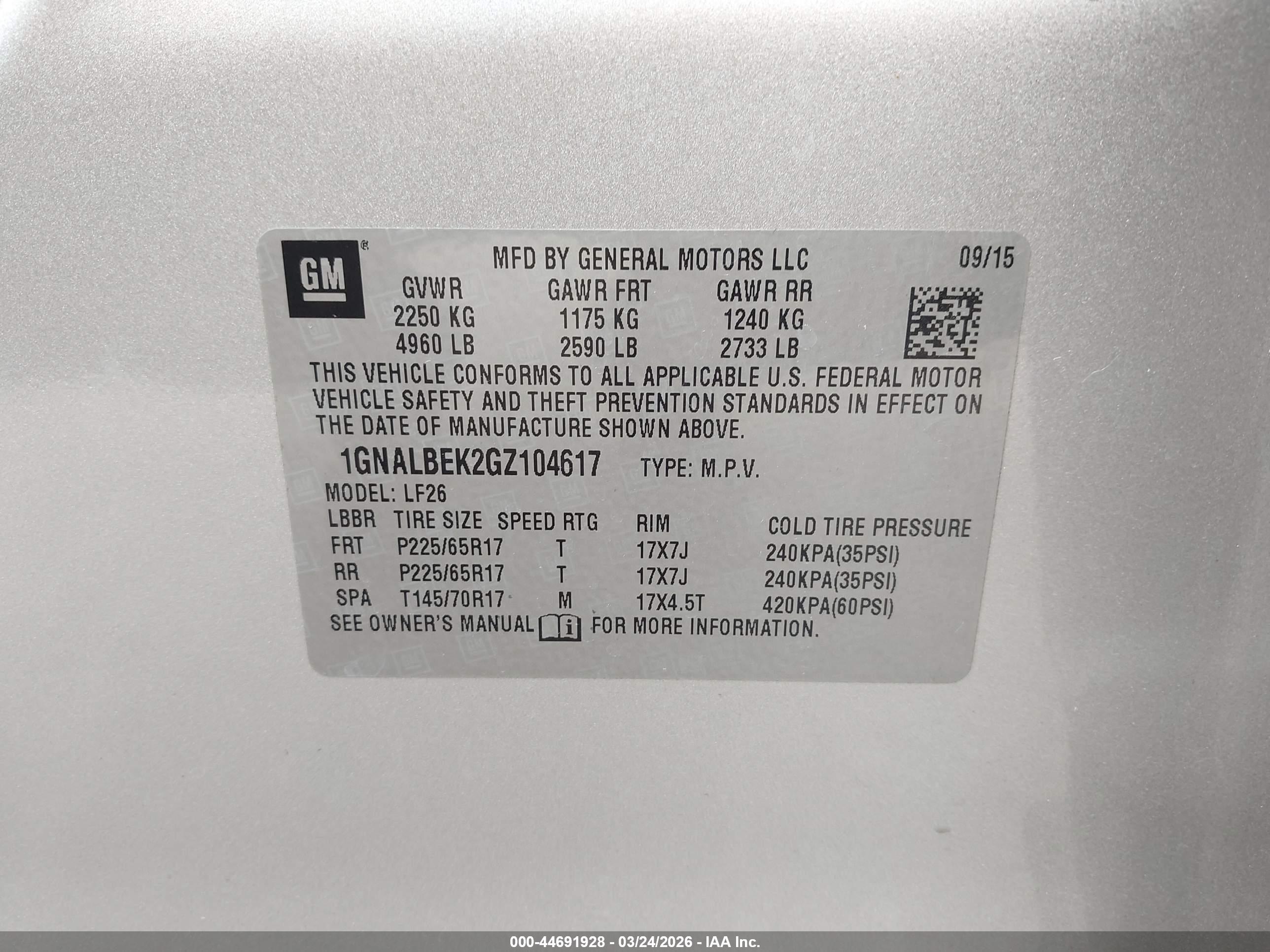 CHEVROLET EQUINOX image 9