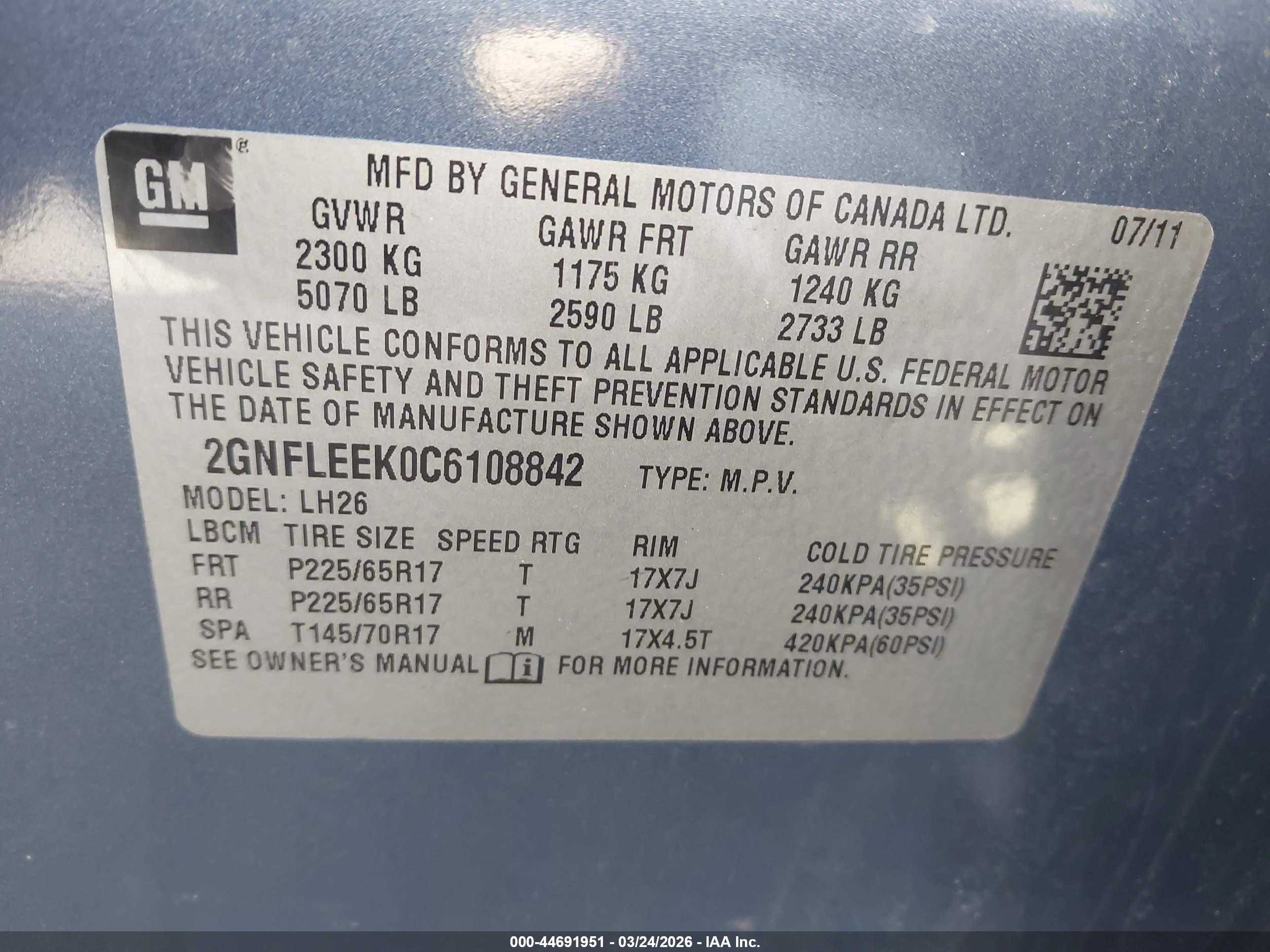 CHEVROLET EQUINOX image 9