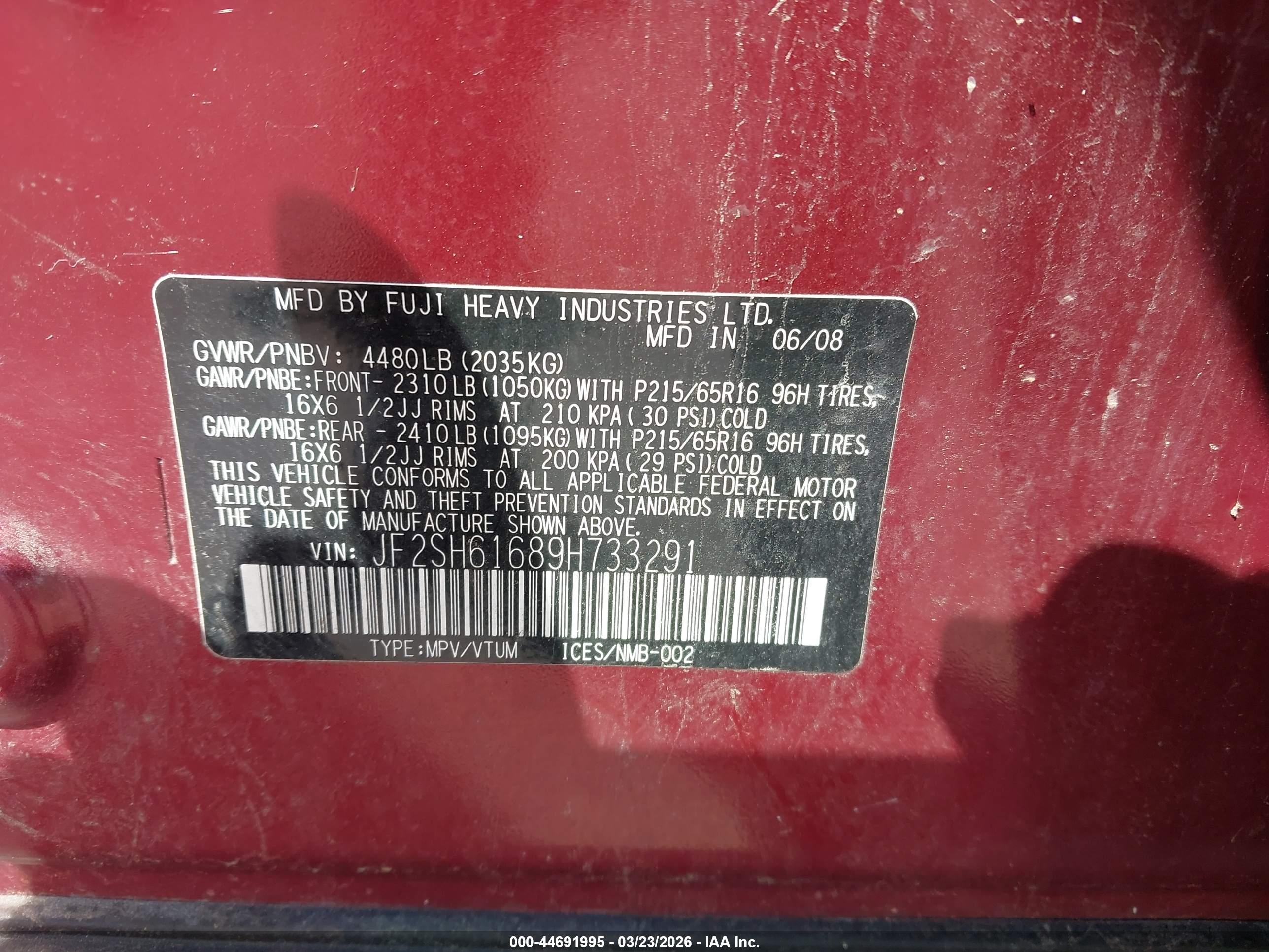 SUBARU FORESTER image 9