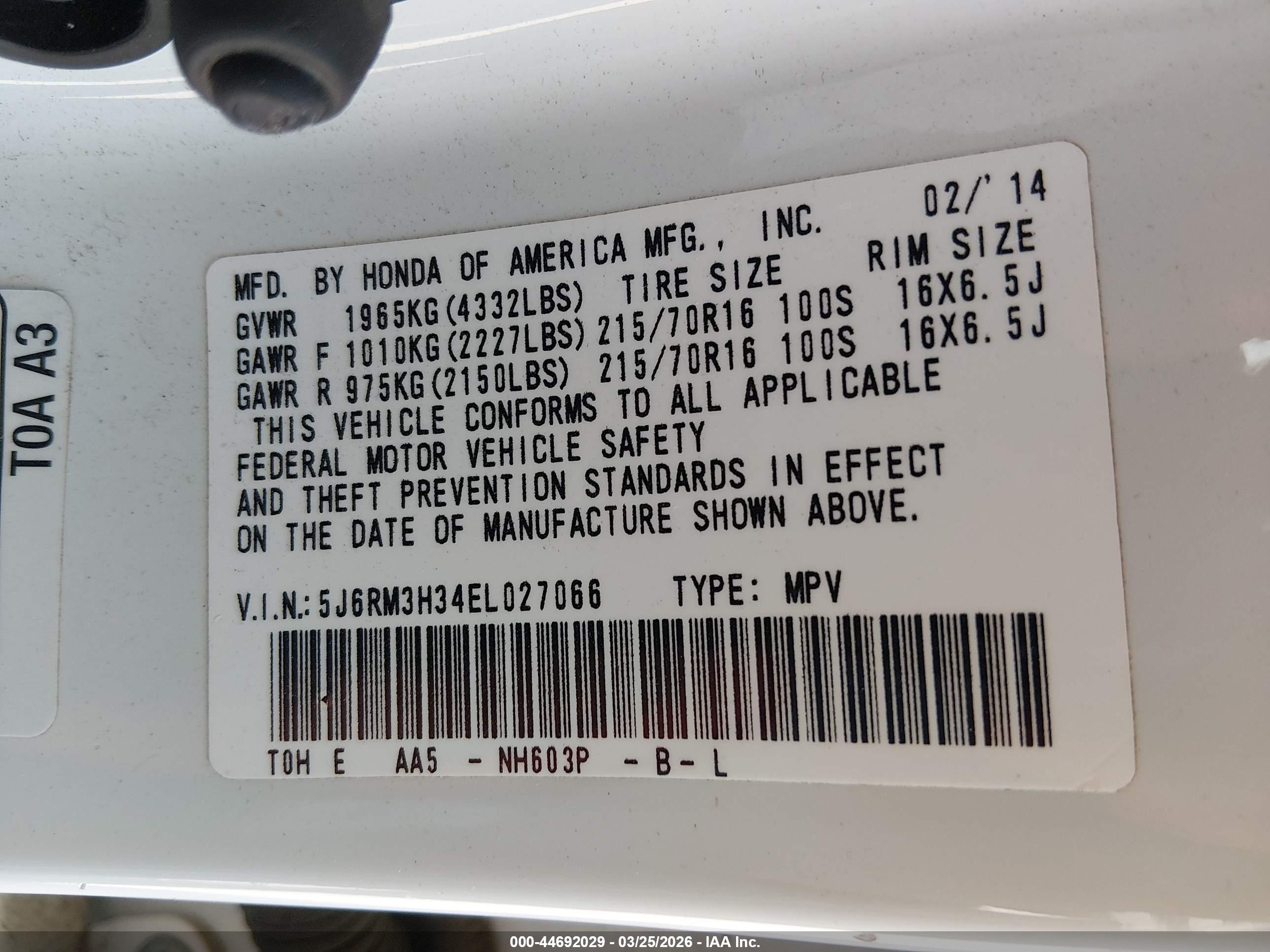 HONDA CR-V image 9