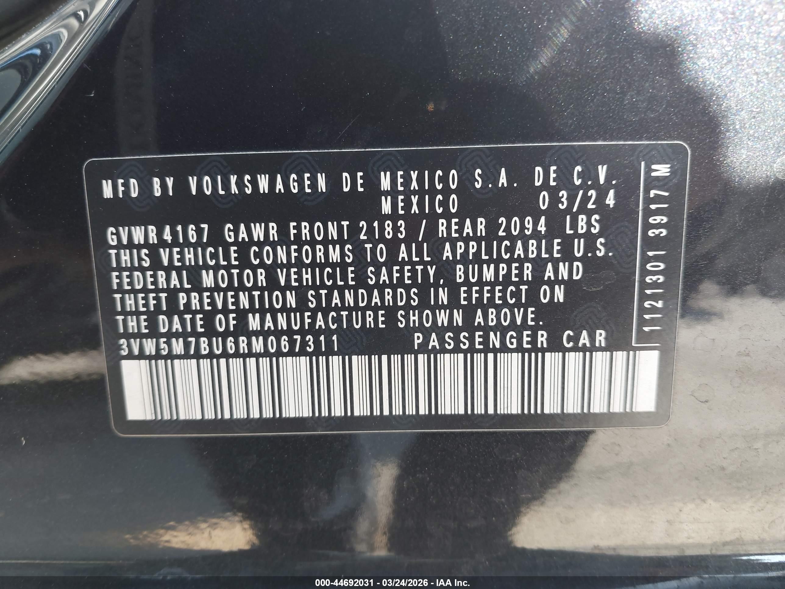 VOLKSWAGEN JETTA image 9