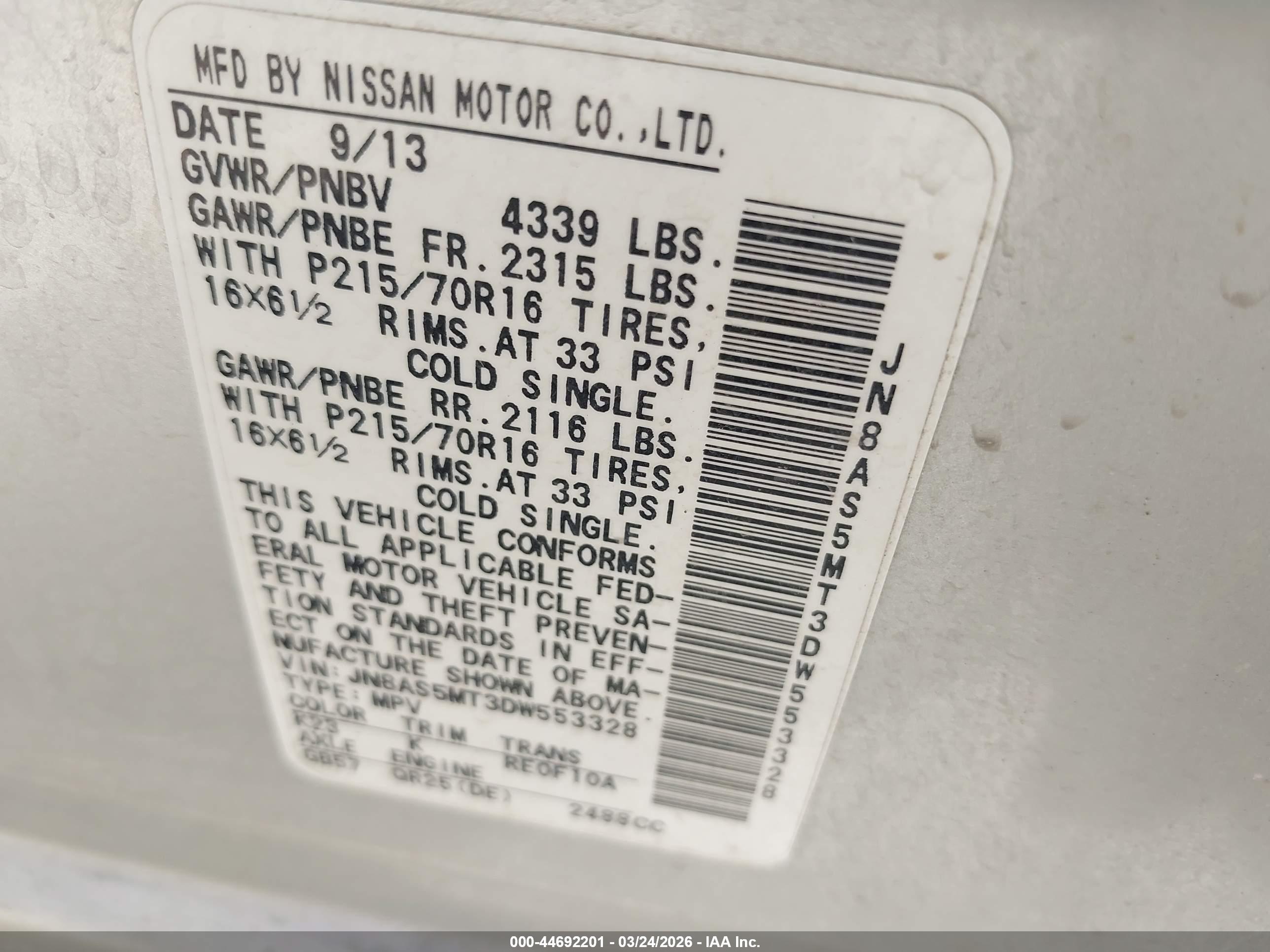 NISSAN ROGUE image 9