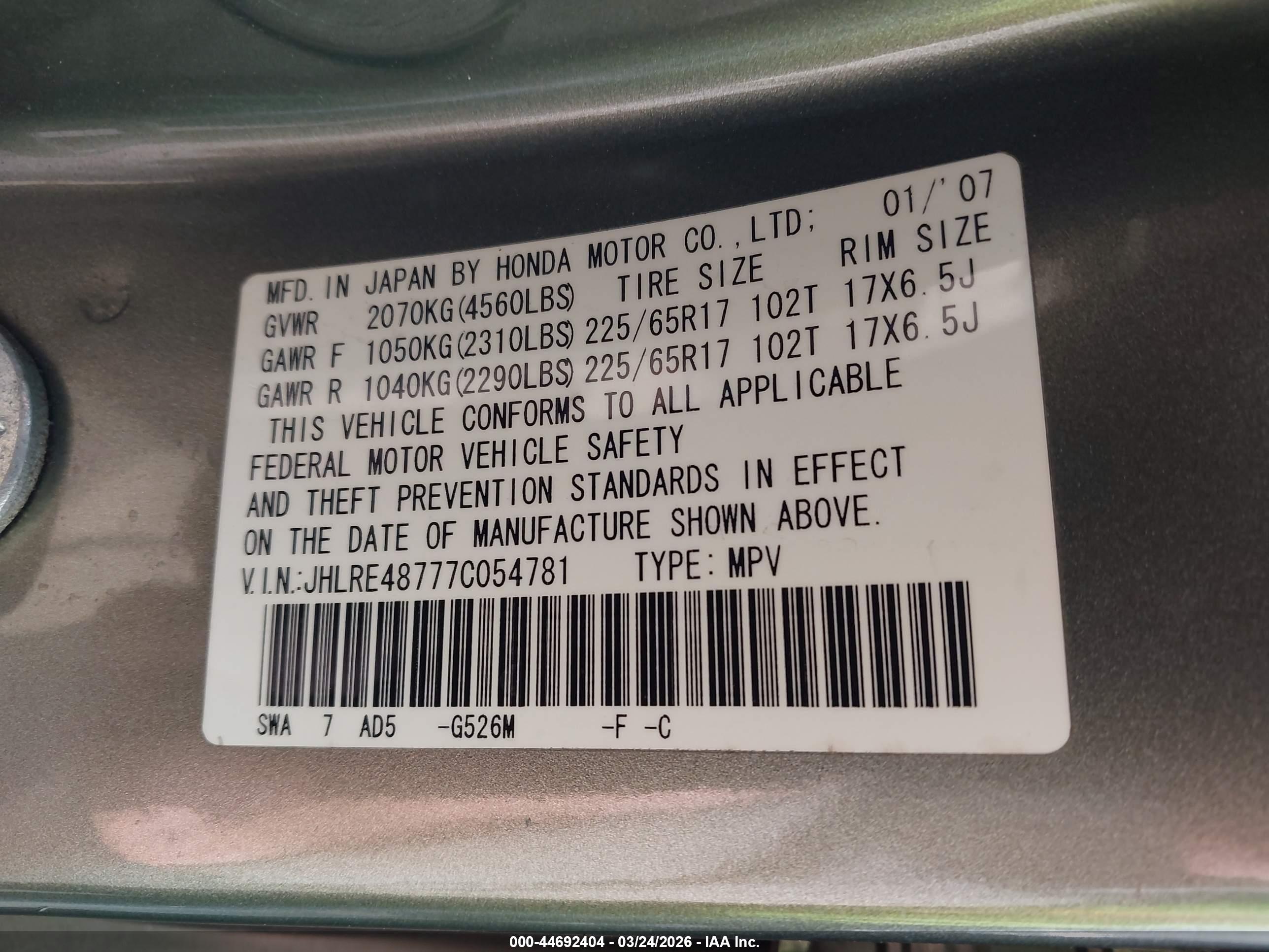 HONDA CR-V image 9