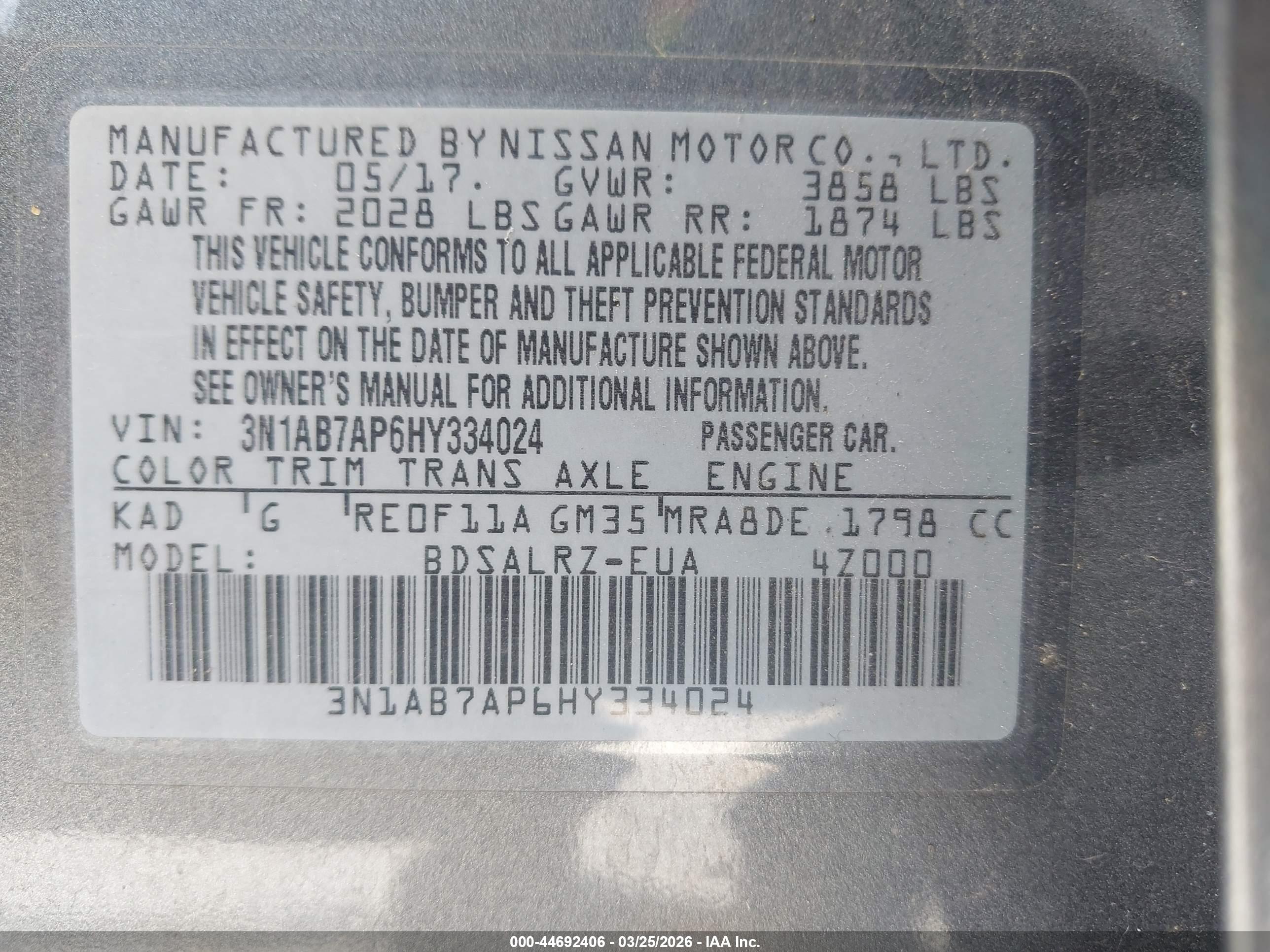 NISSAN SENTRA image 9
