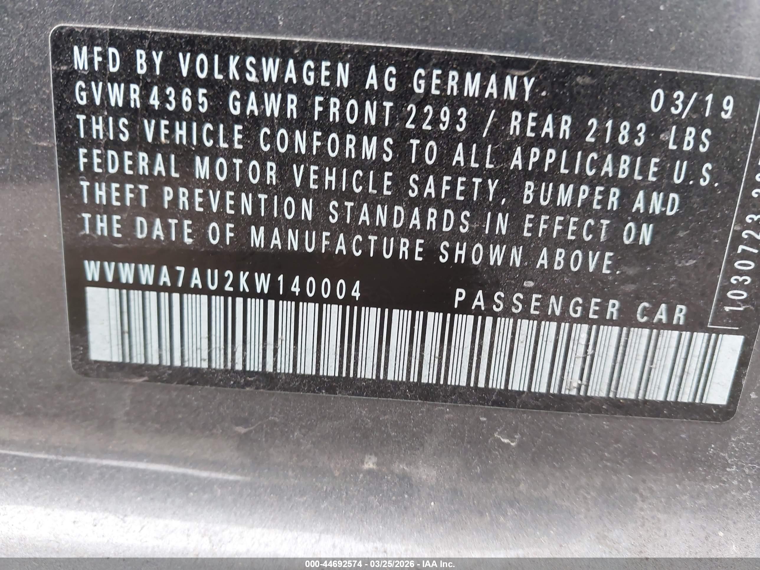 VOLKSWAGEN GOLF image 9