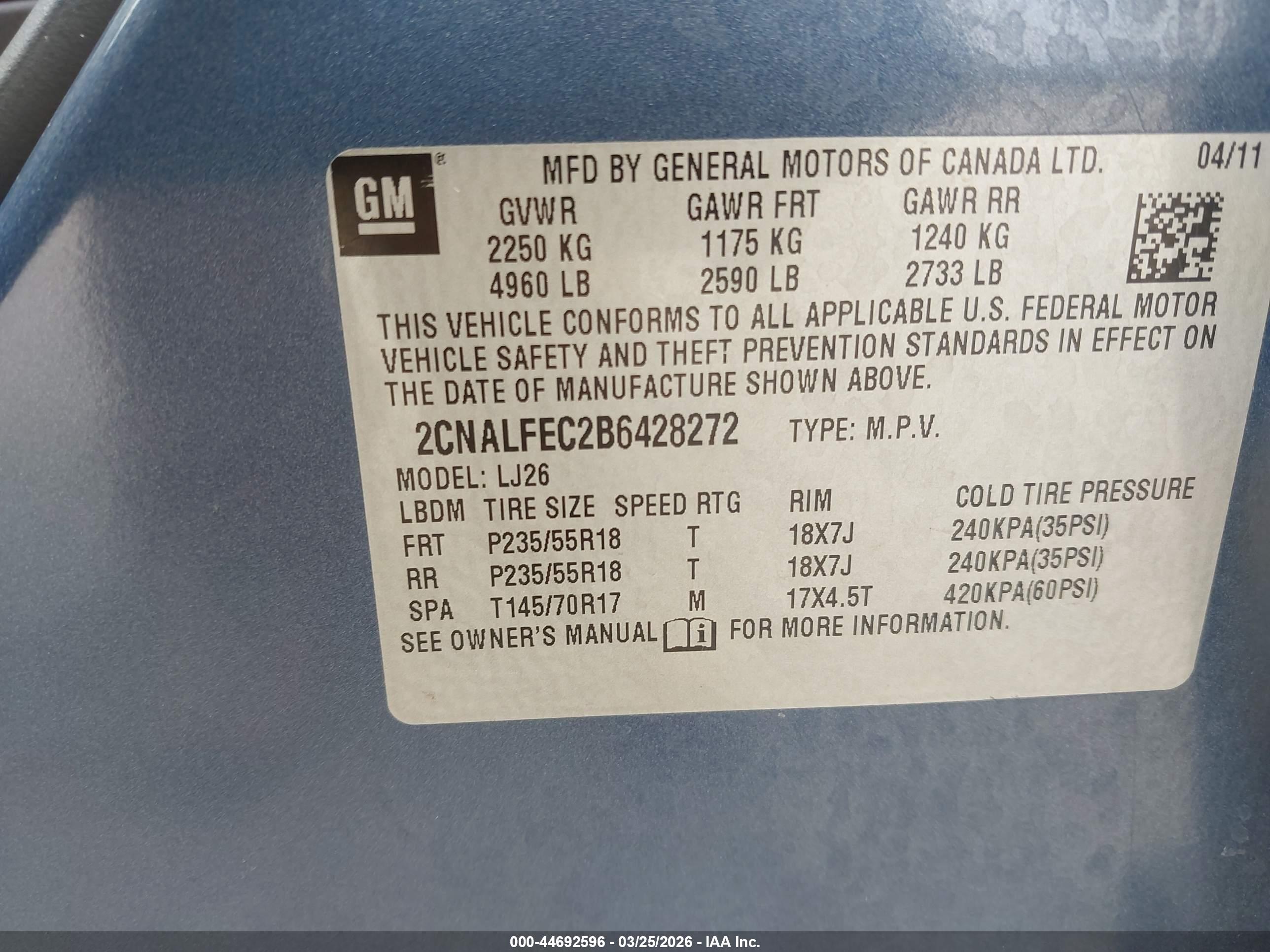 CHEVROLET EQUINOX image 9