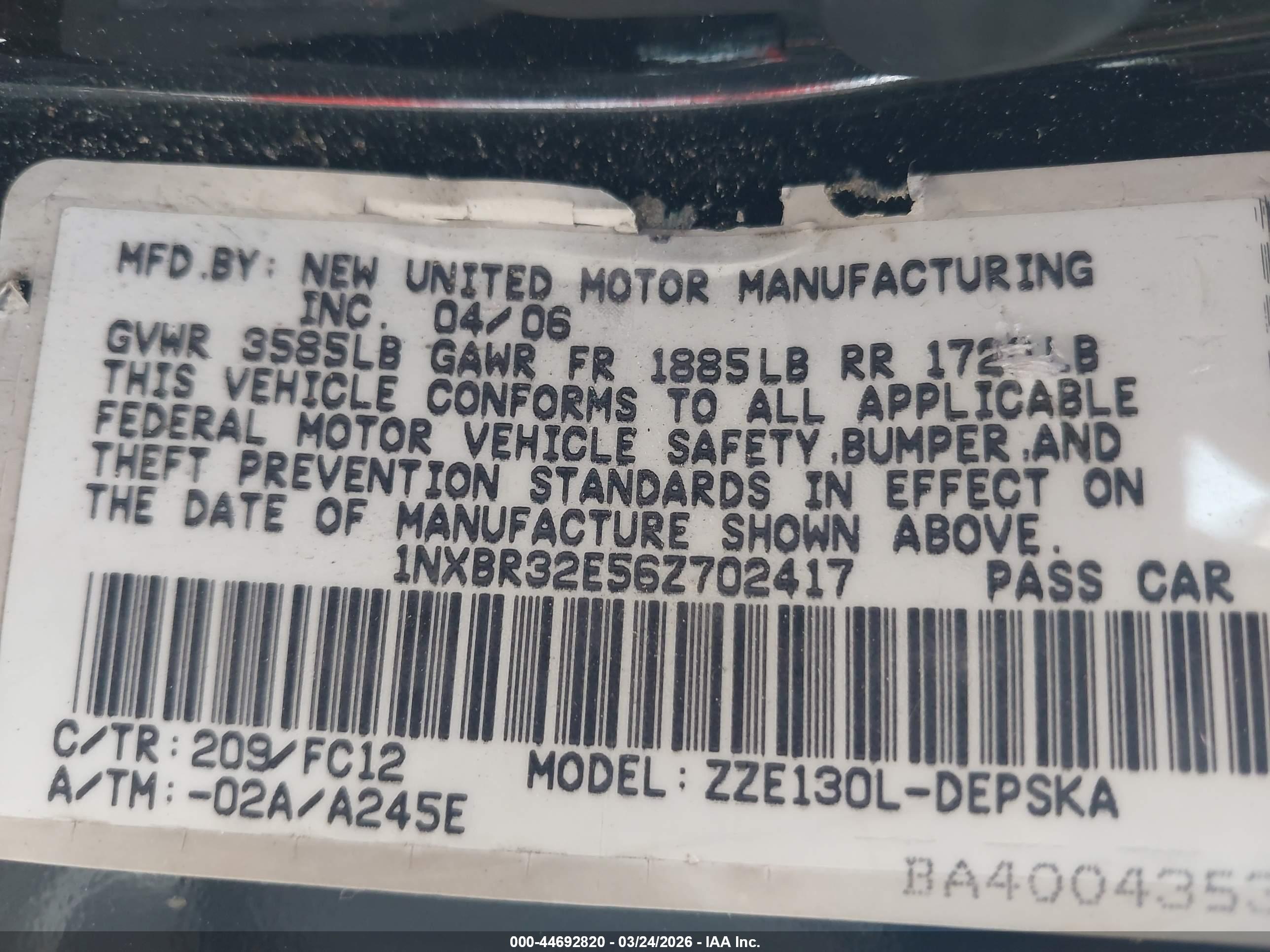 TOYOTA COROLLA image 9