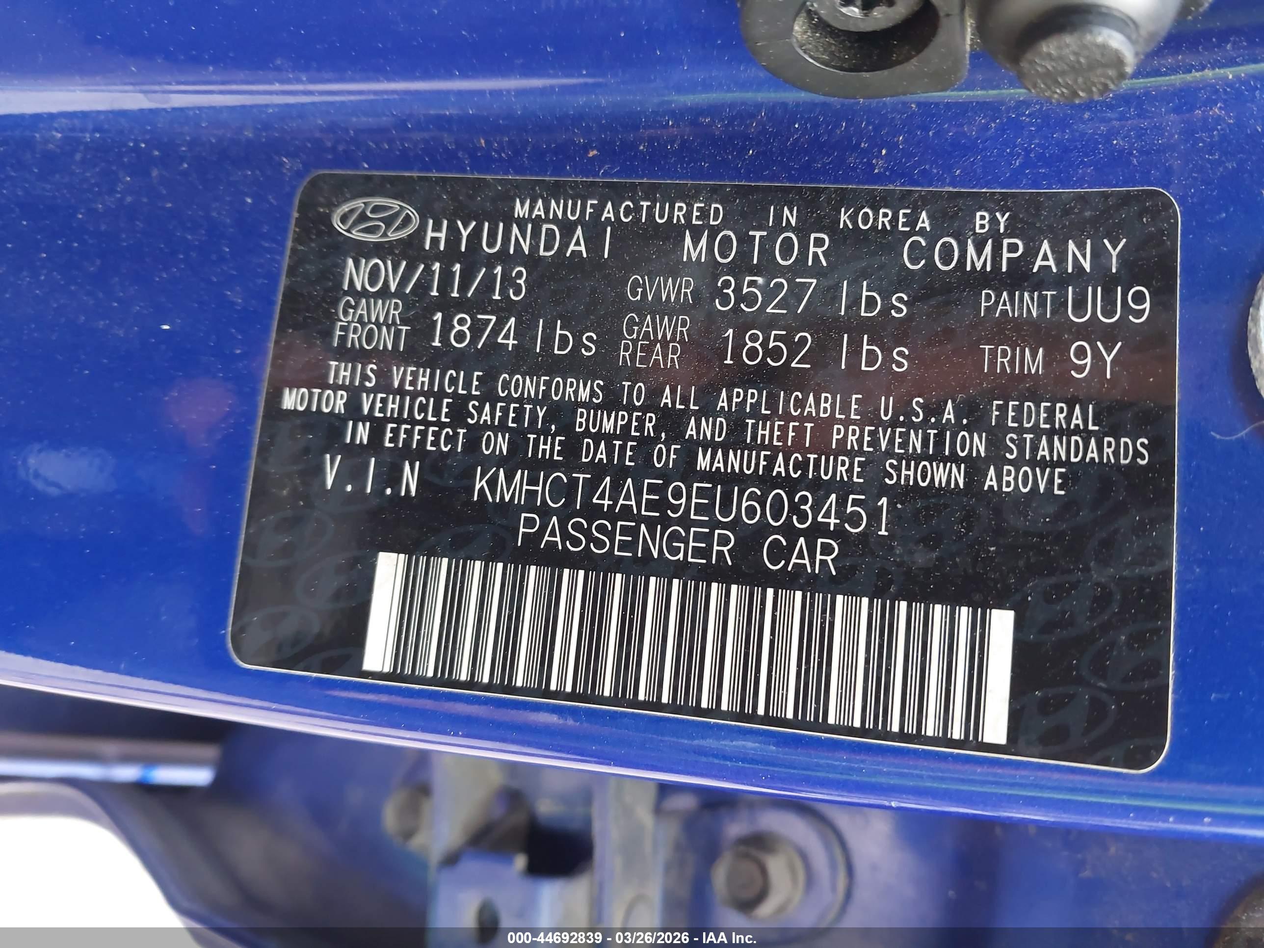 HYUNDAI ACCENT image 9