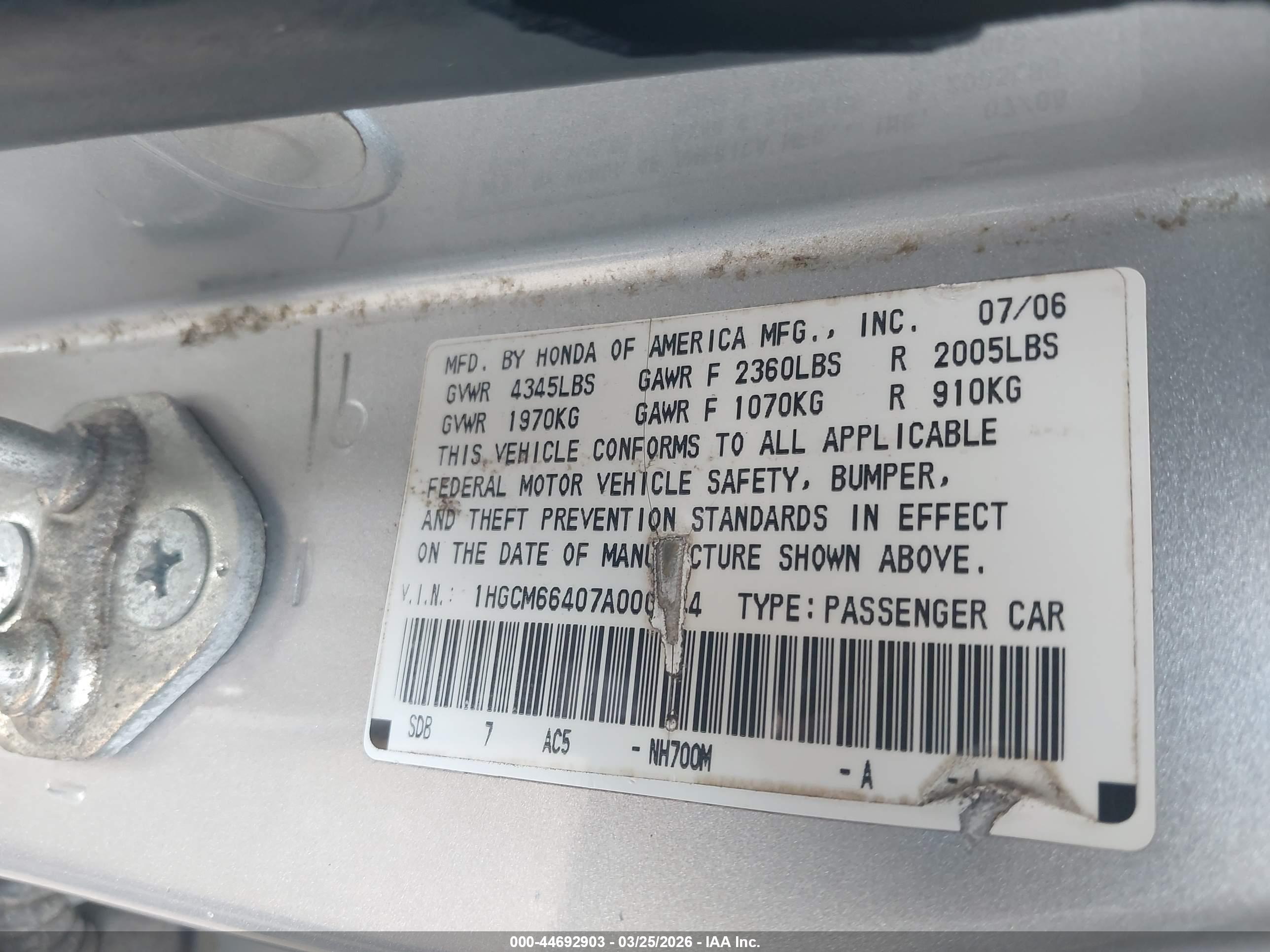 HONDA ACCORD image 9