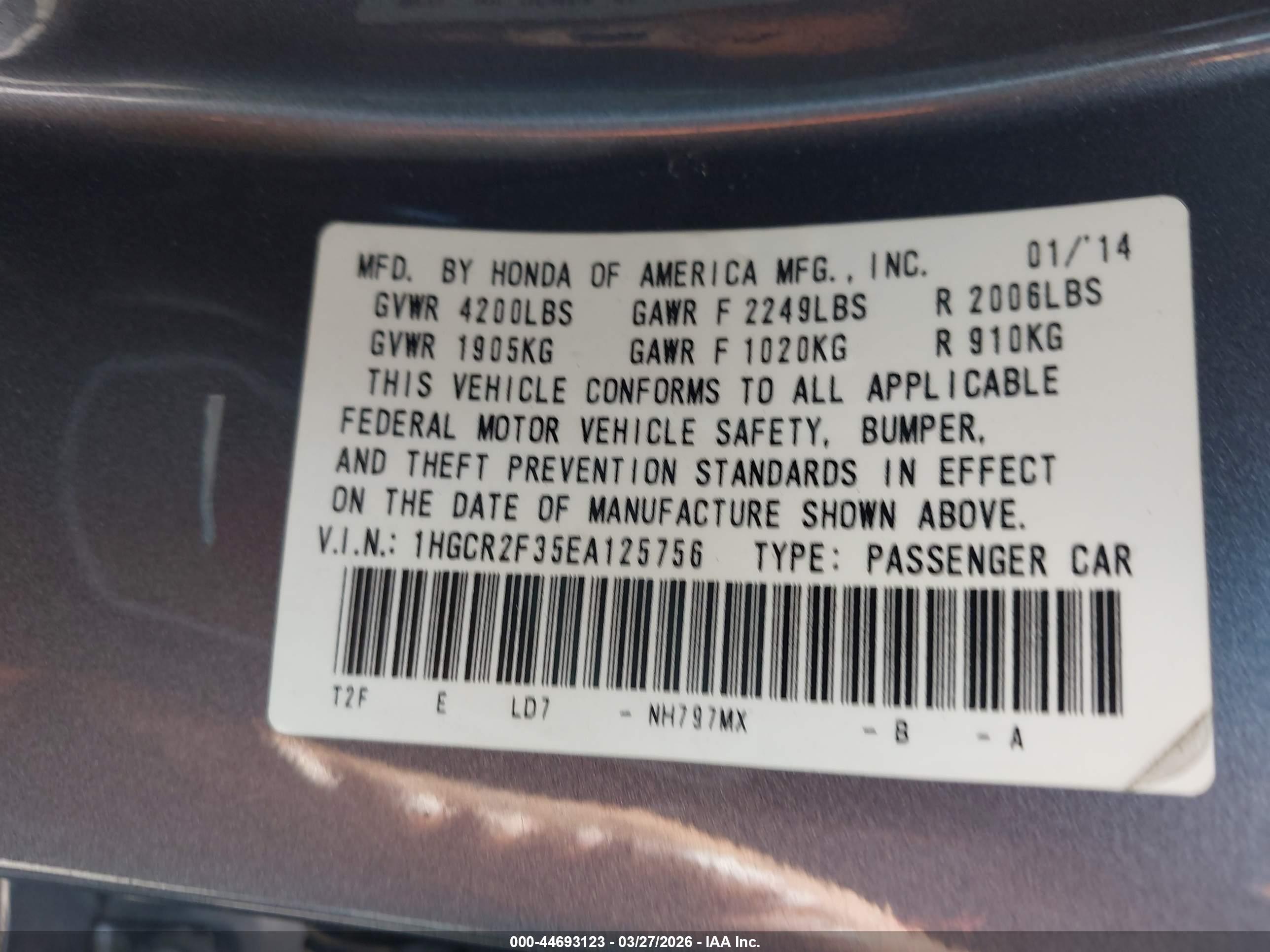 HONDA ACCORD image 9