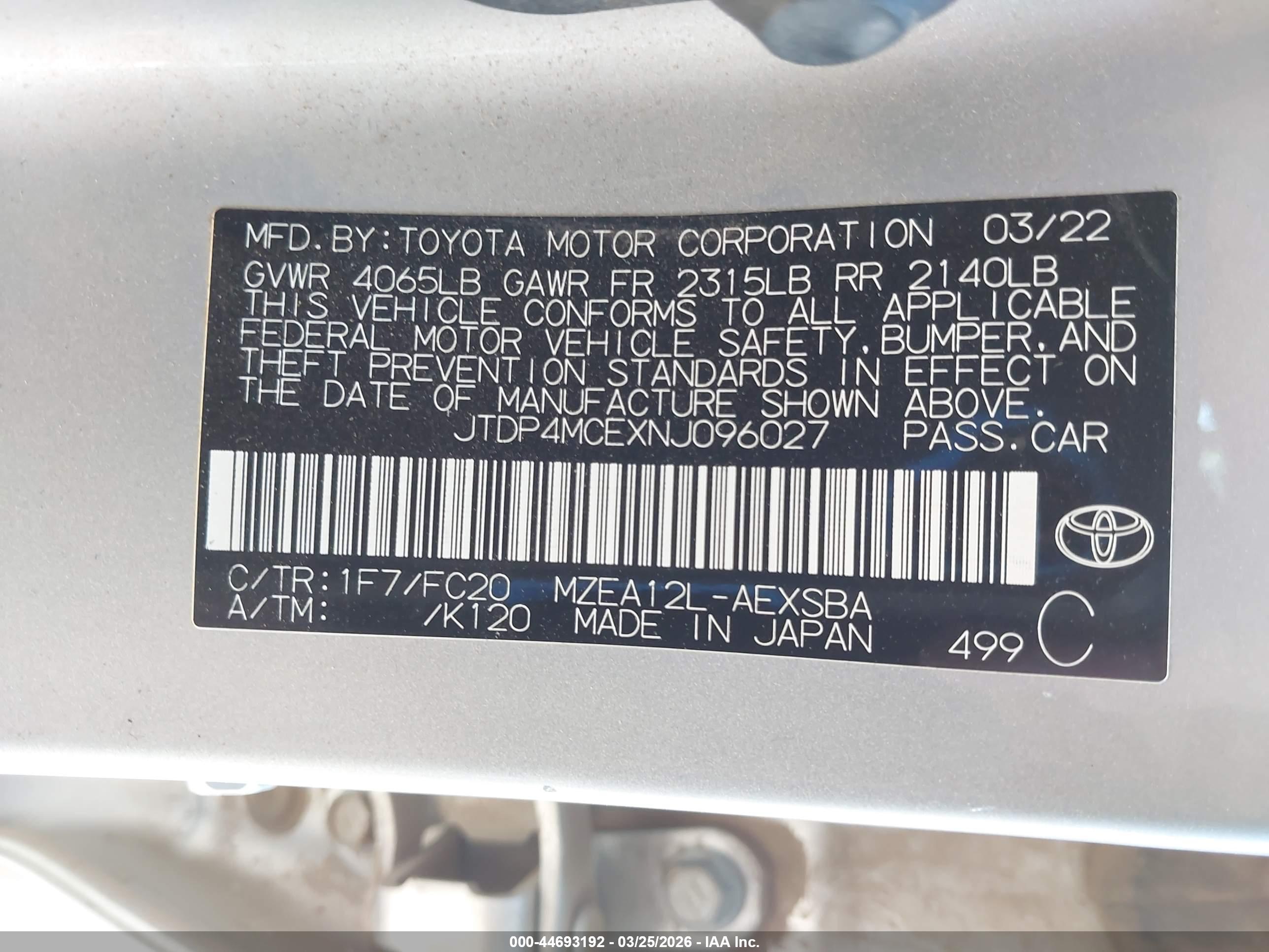 TOYOTA COROLLA image 9