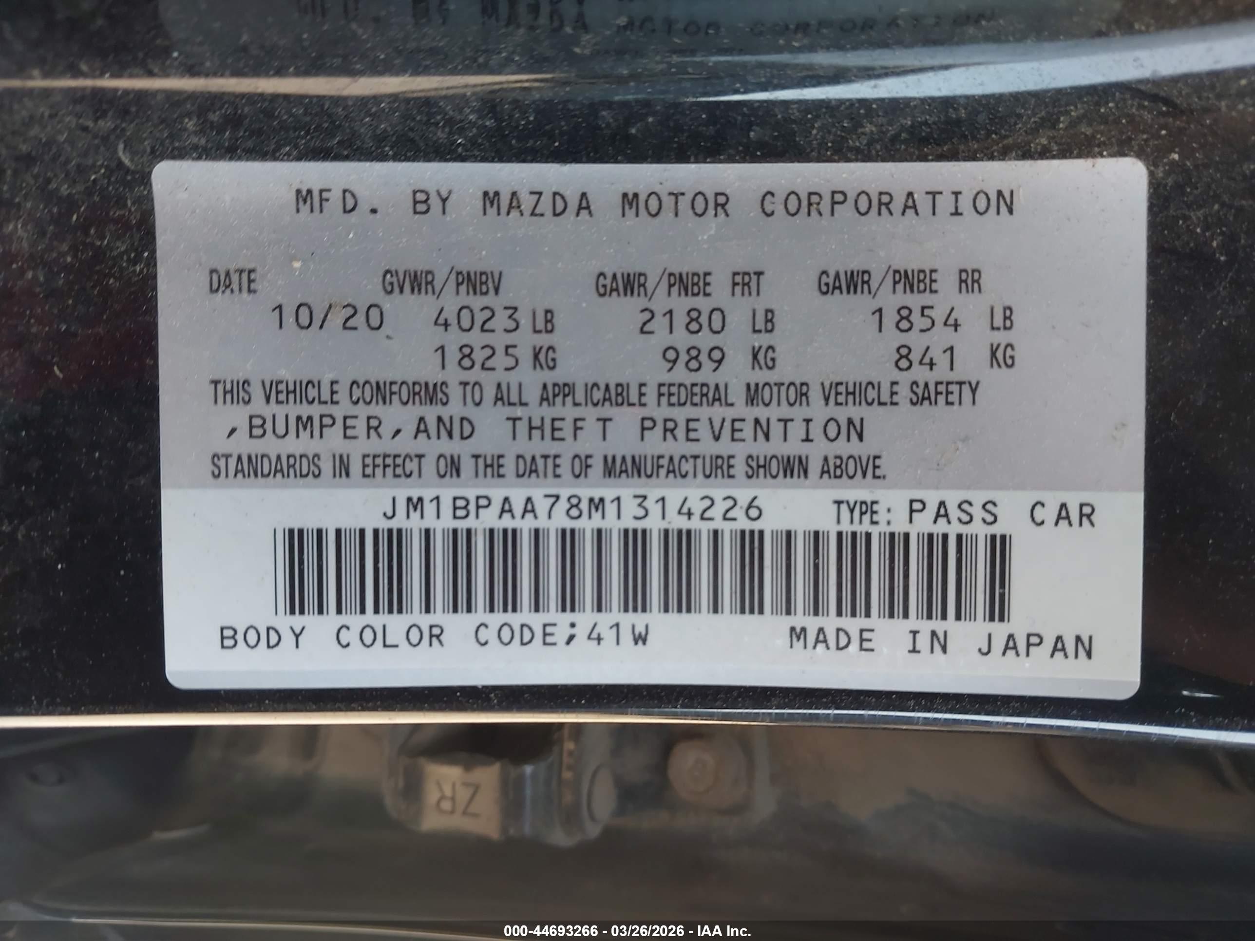 MAZDA MAZDA3 image 9