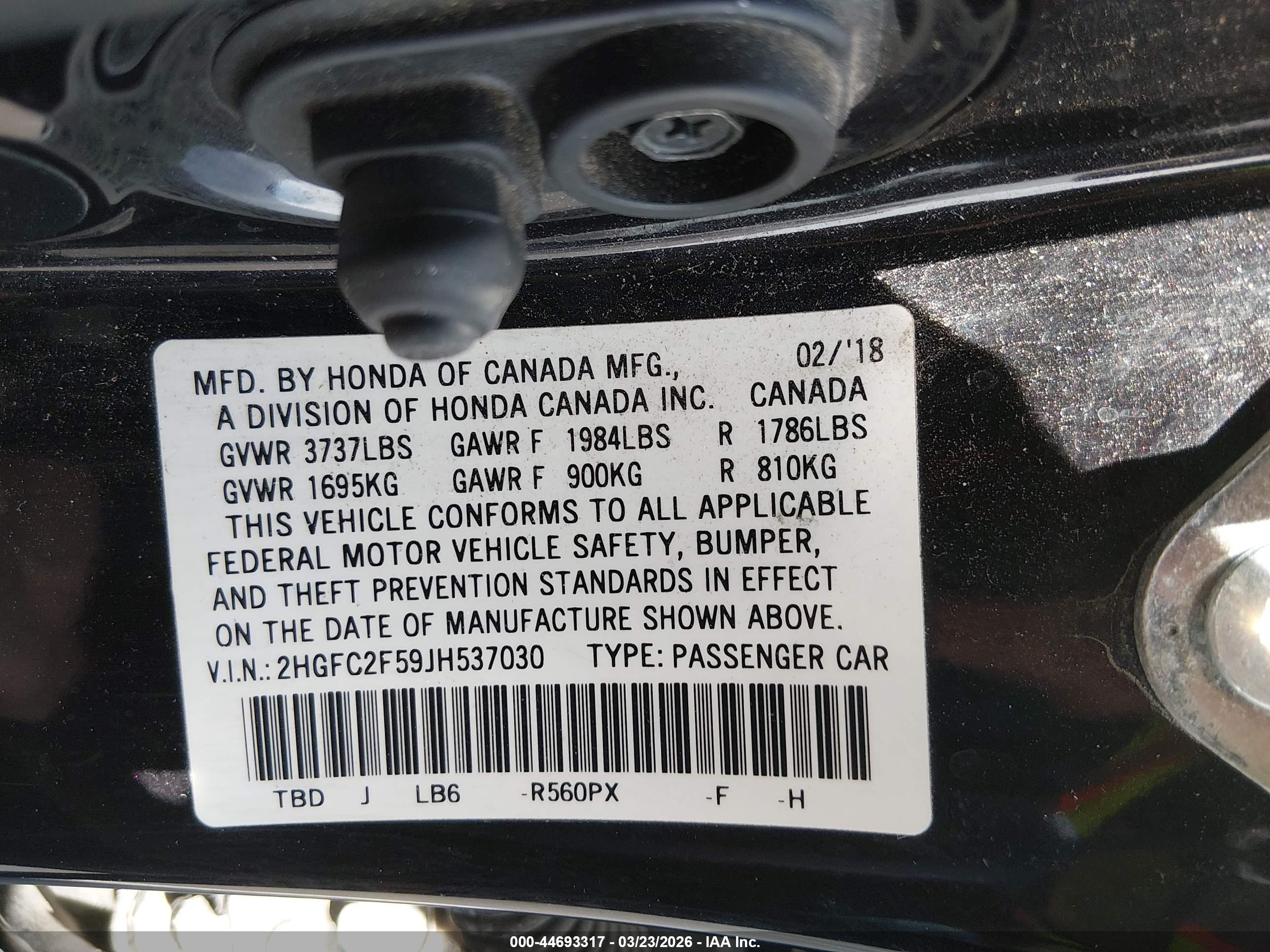 HONDA CIVIC image 9