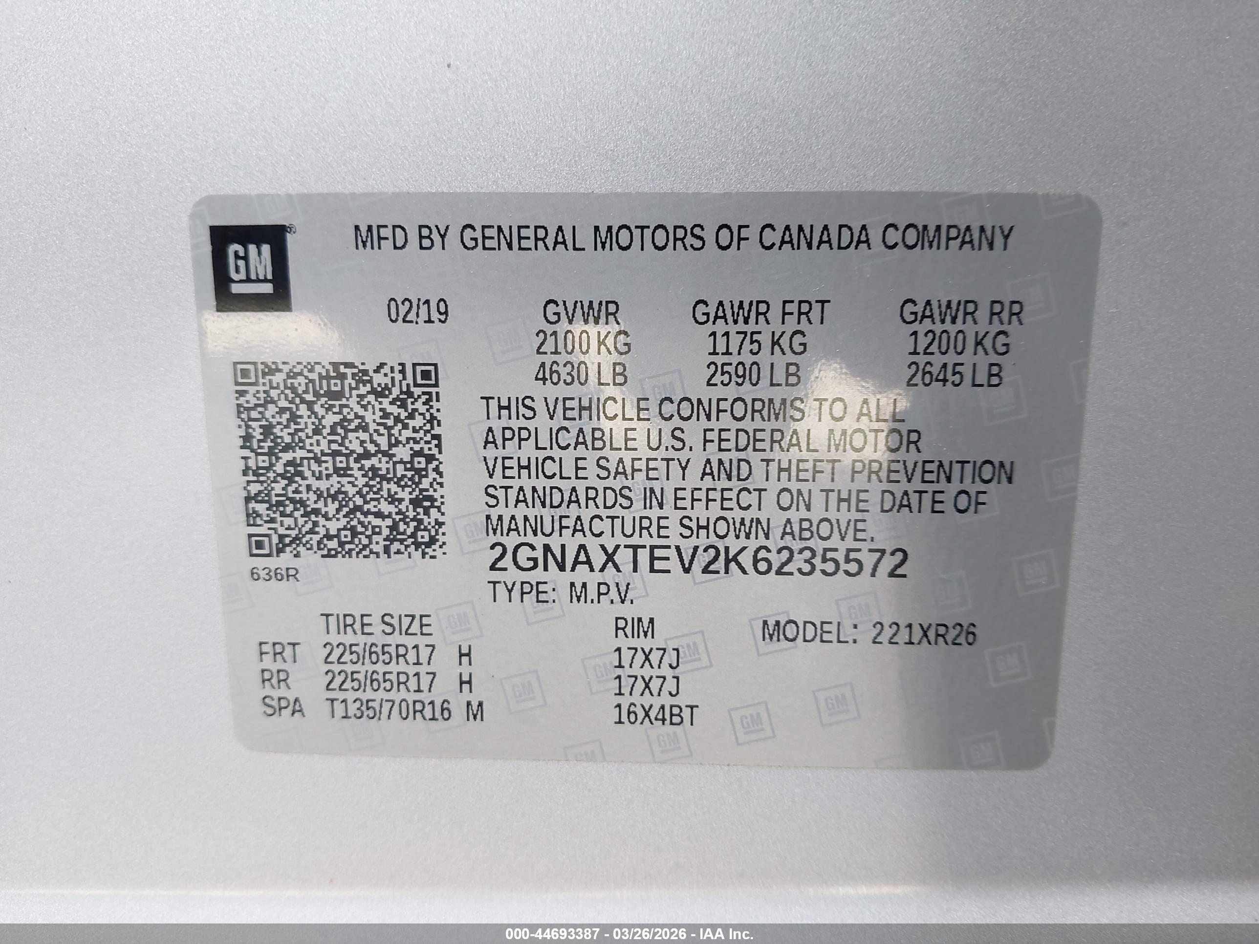 CHEVROLET EQUINOX image 9