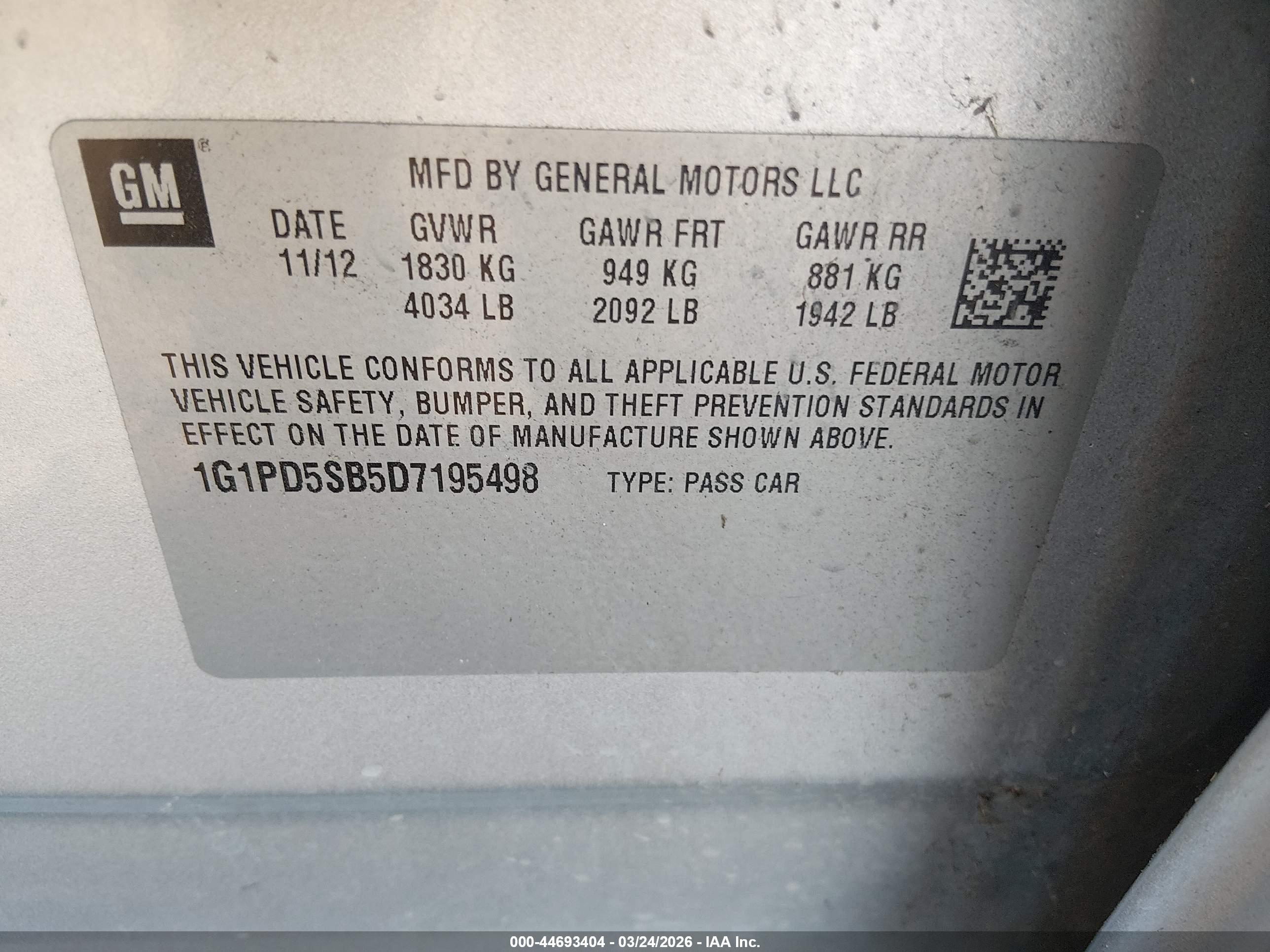 CHEVROLET CRUZE image 9