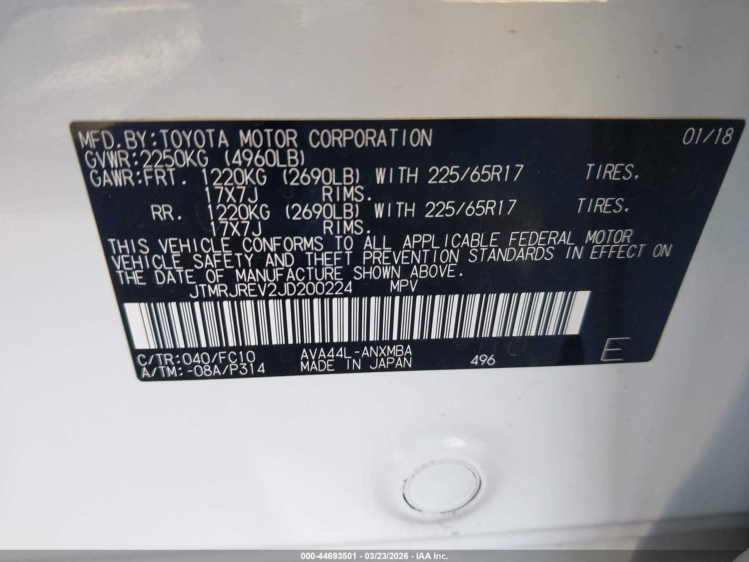 TOYOTA RAV4 image 9