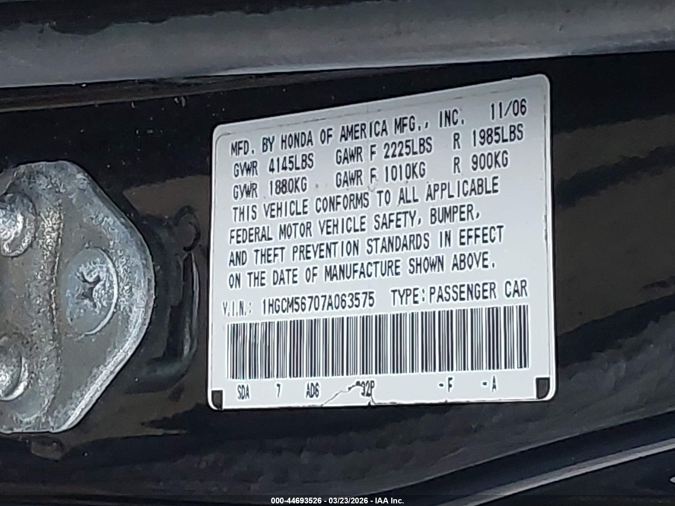 HONDA ACCORD image 9