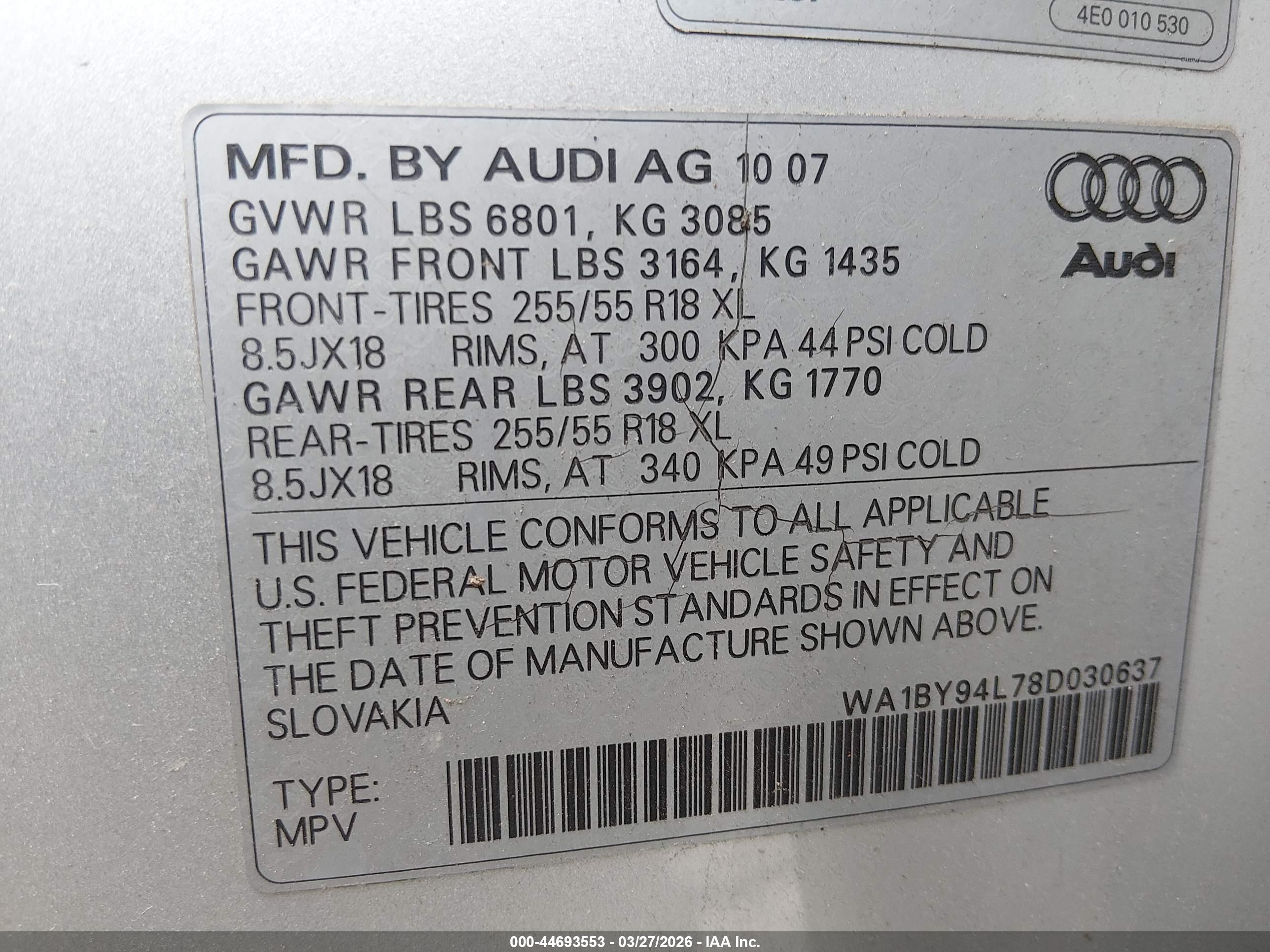 AUDI Q7 image 9