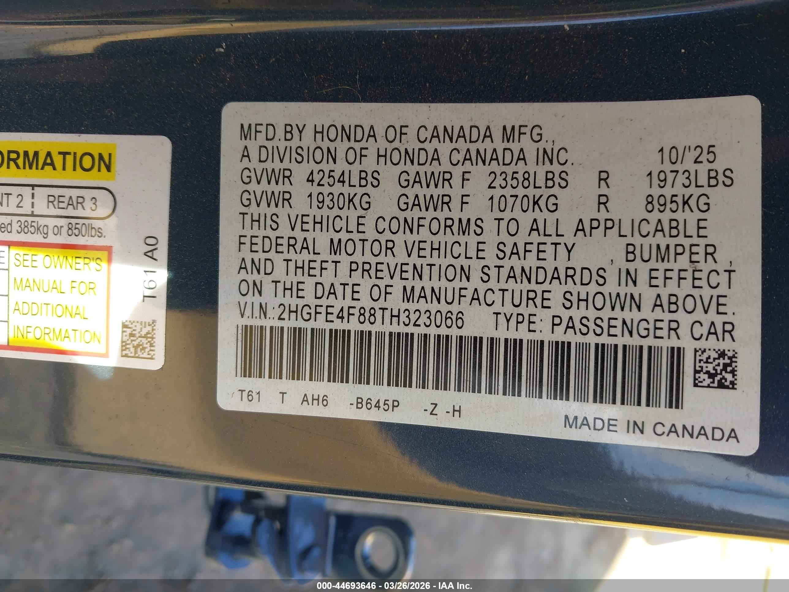 HONDA CIVIC image 9
