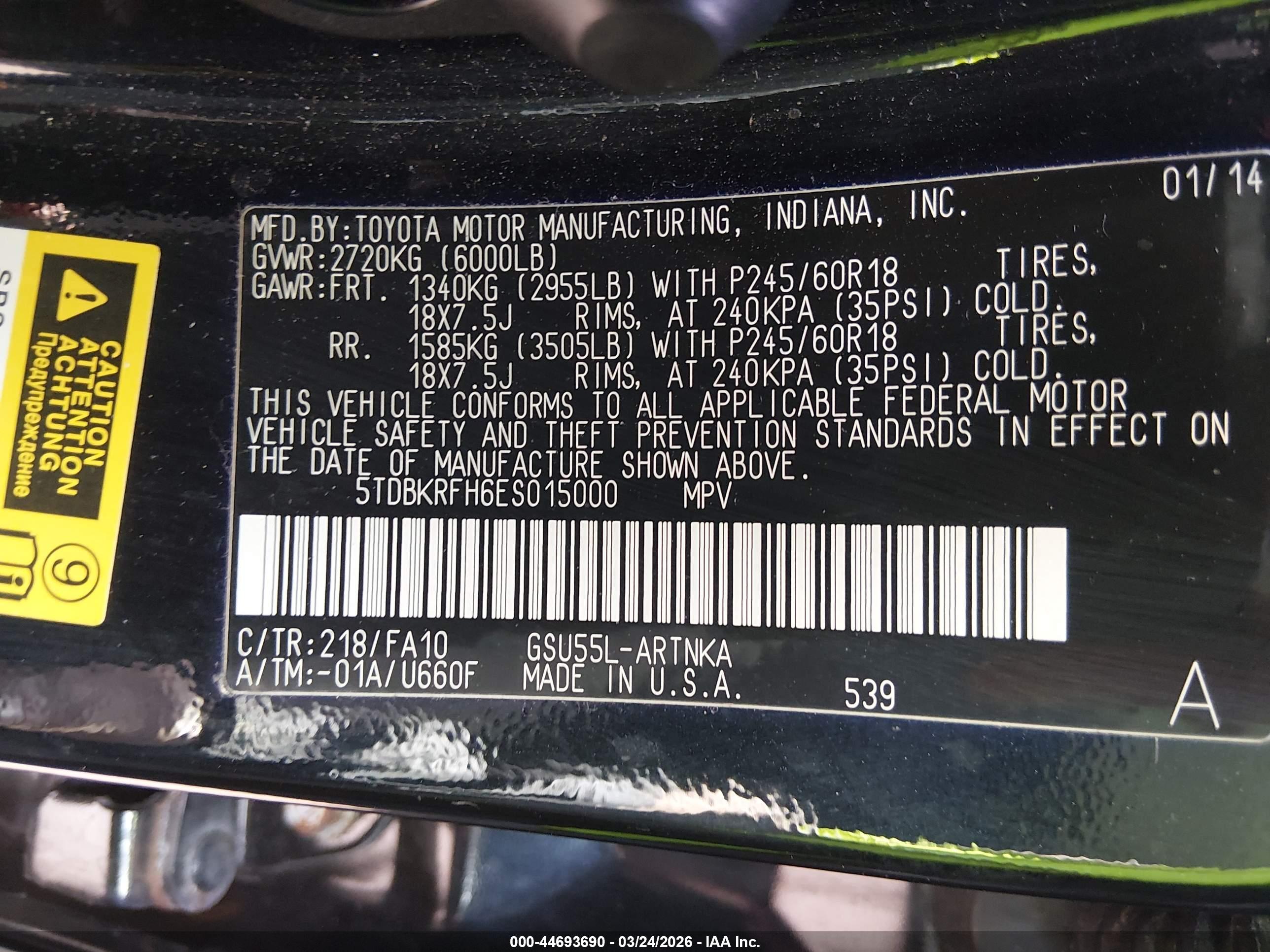 TOYOTA HIGHLANDER image 9