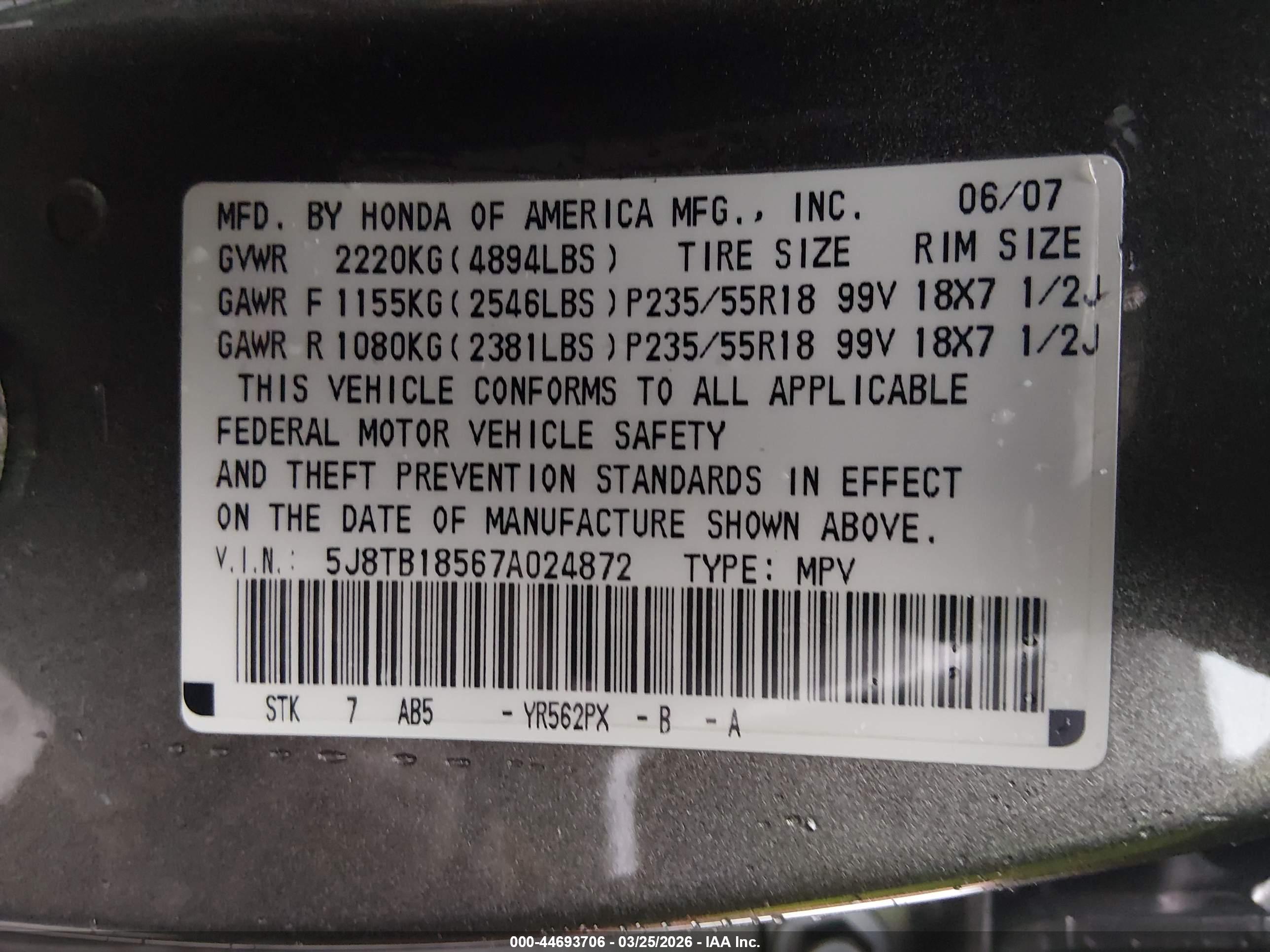 ACURA RDX image 9