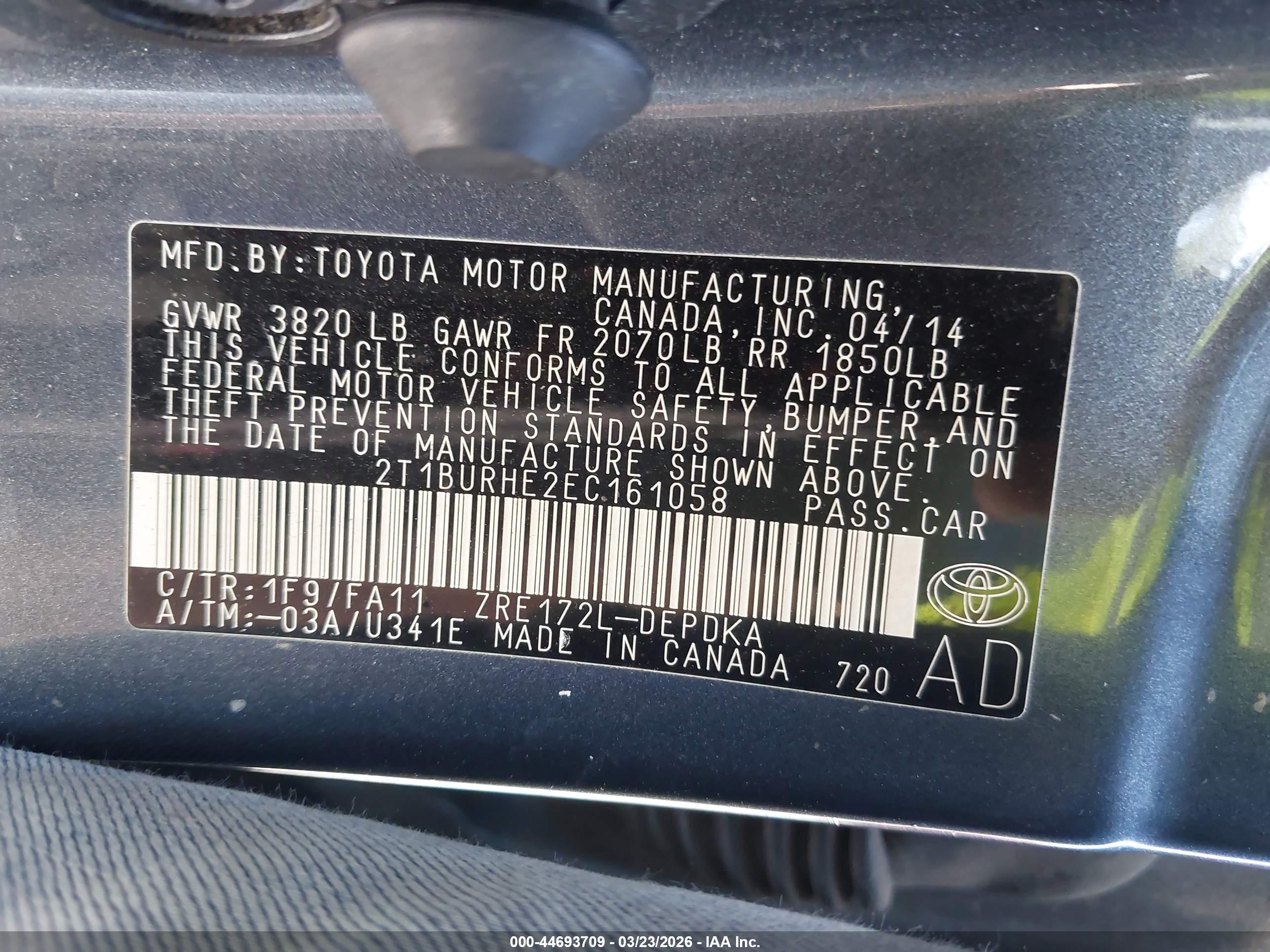 TOYOTA COROLLA image 9