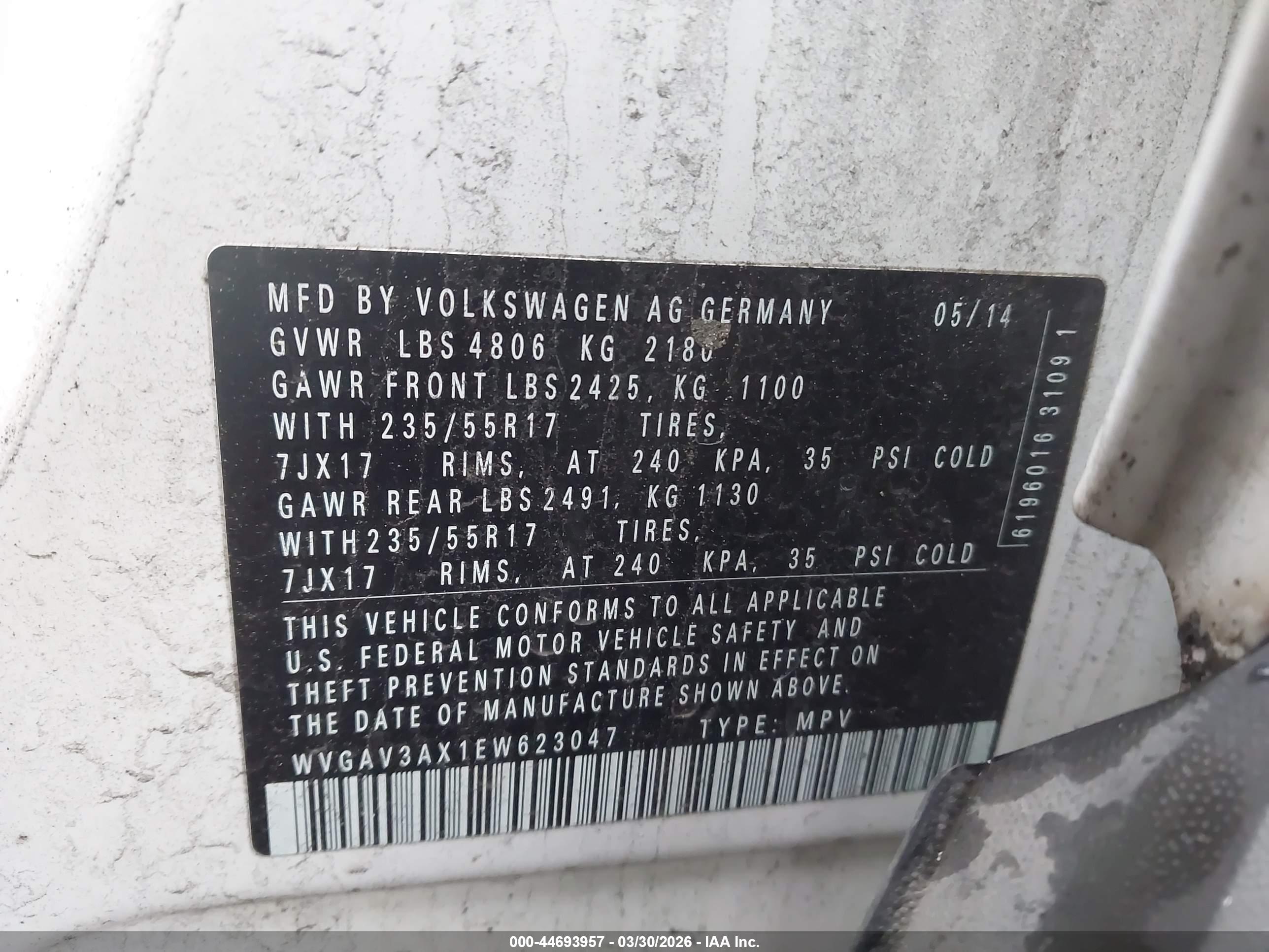 VOLKSWAGEN TIGUAN image 9