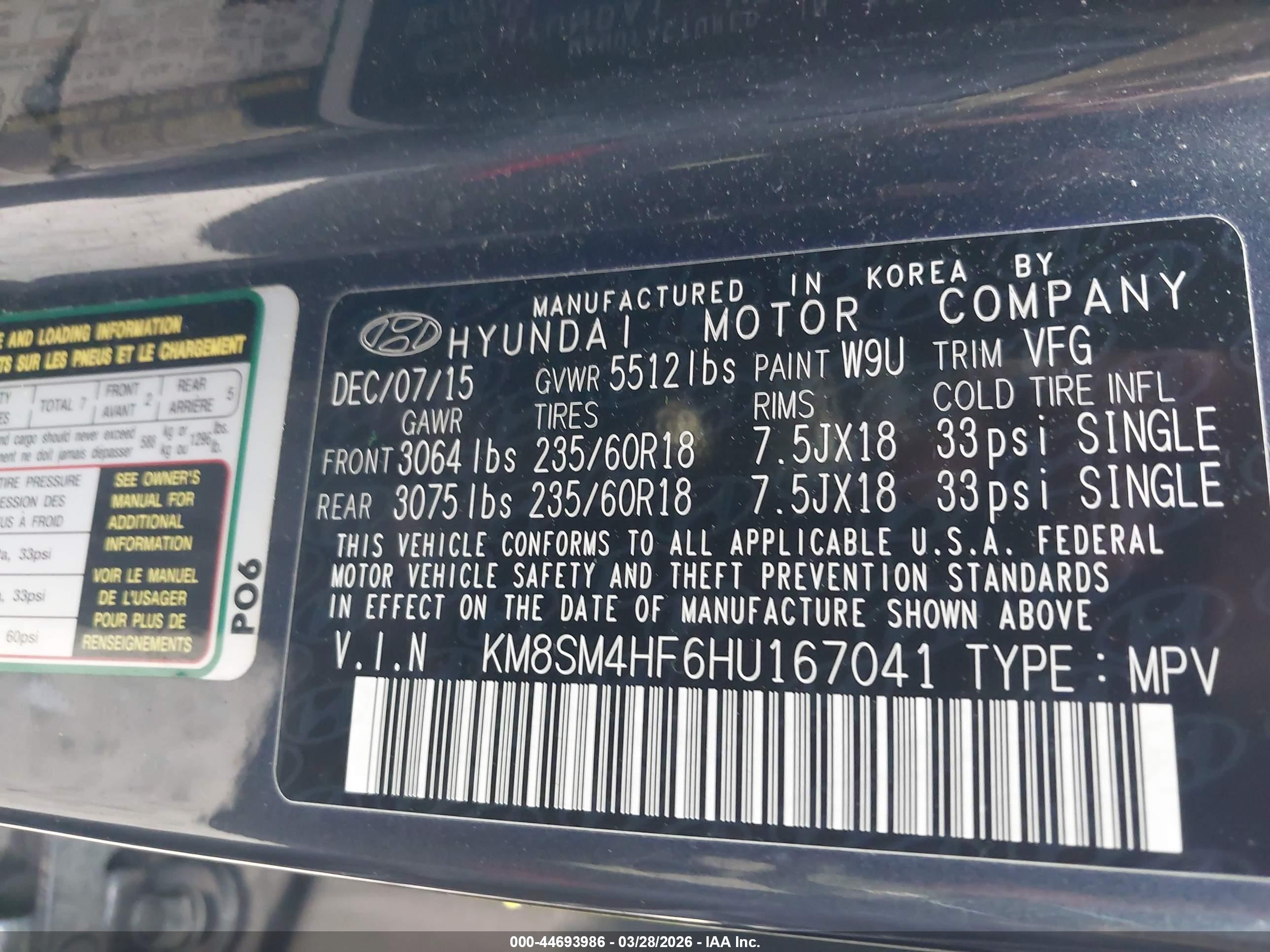 HYUNDAI SANTA image 9
