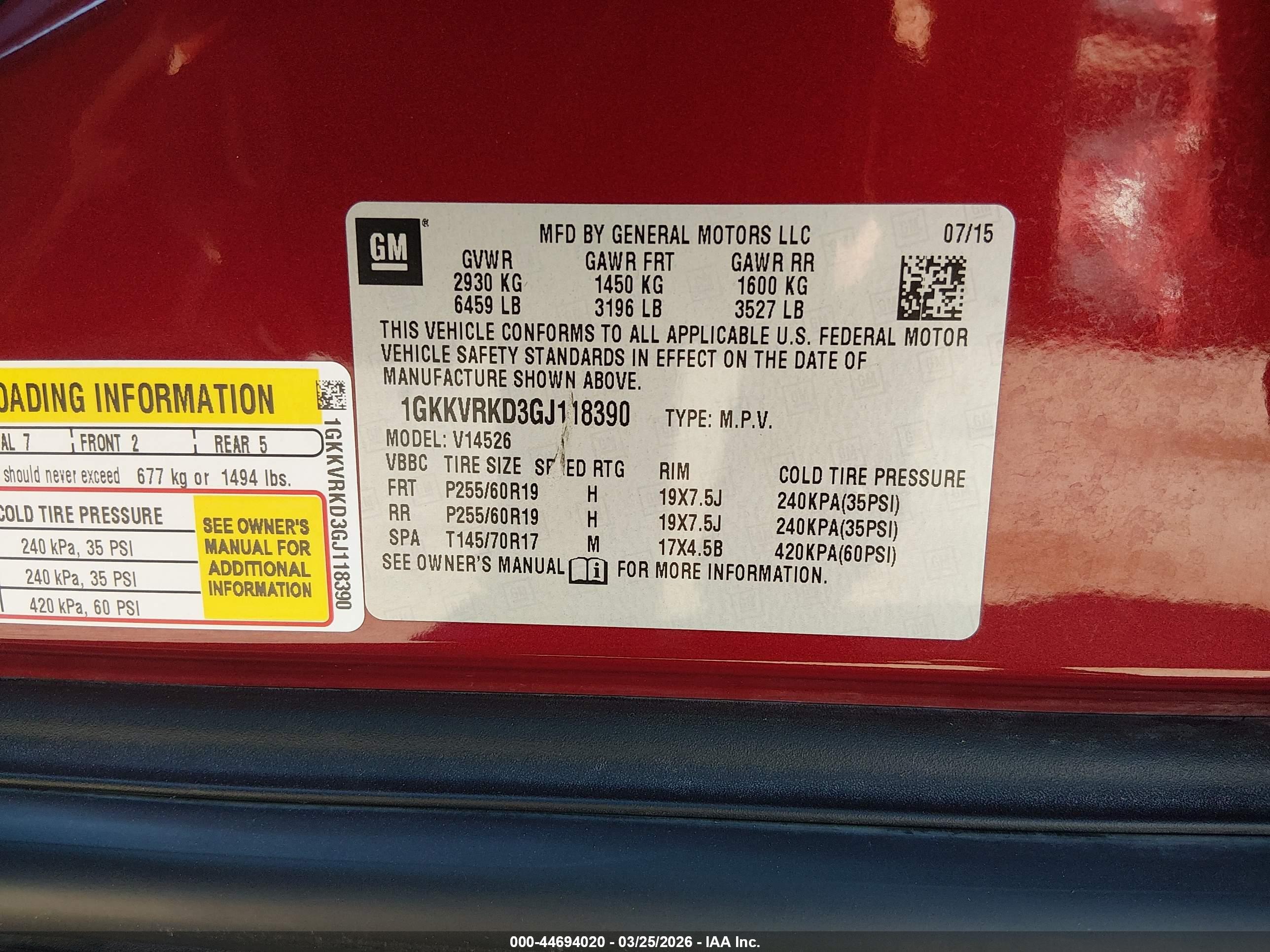 GMC ACADIA image 9