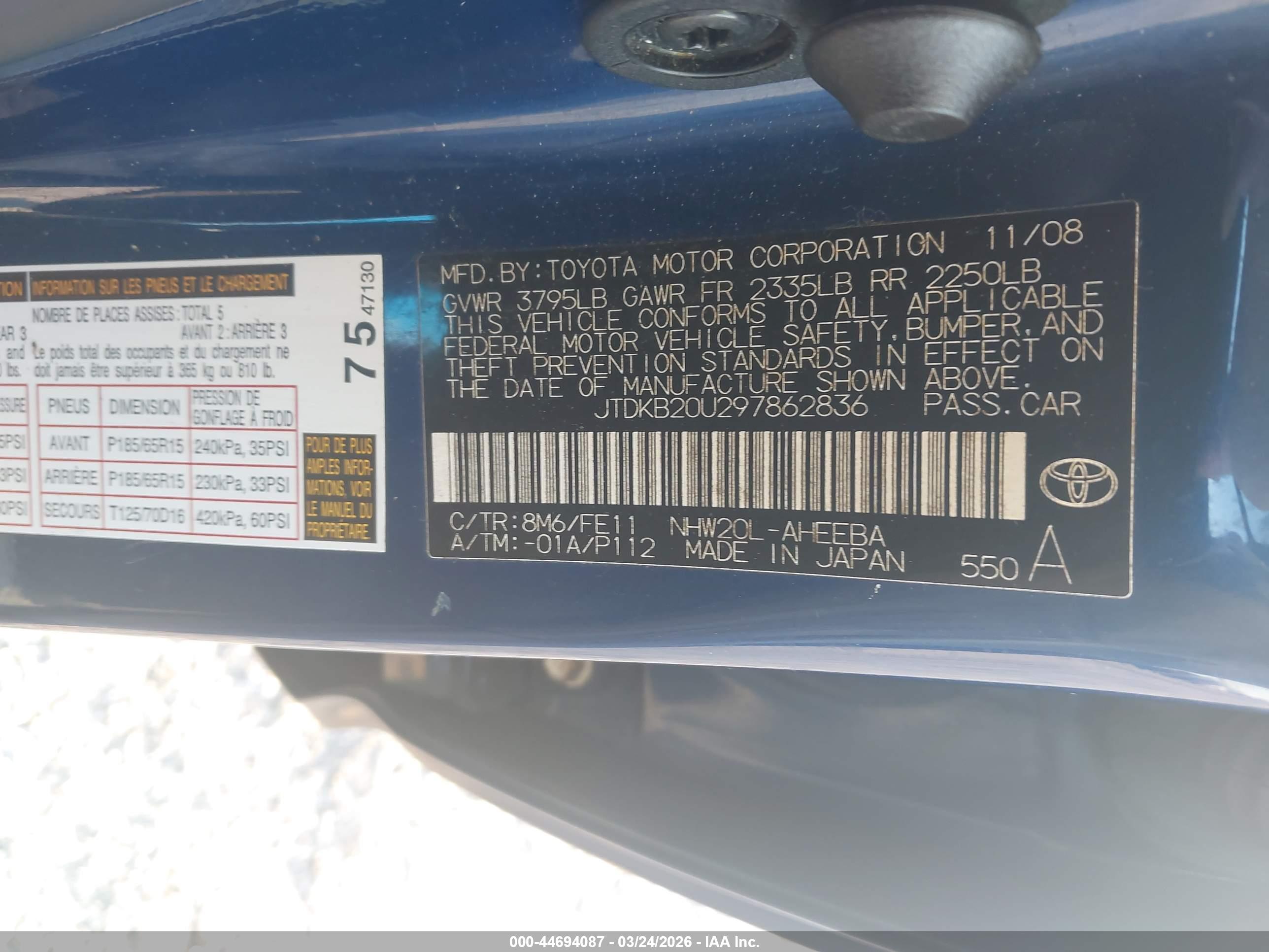 TOYOTA PRIUS image 9