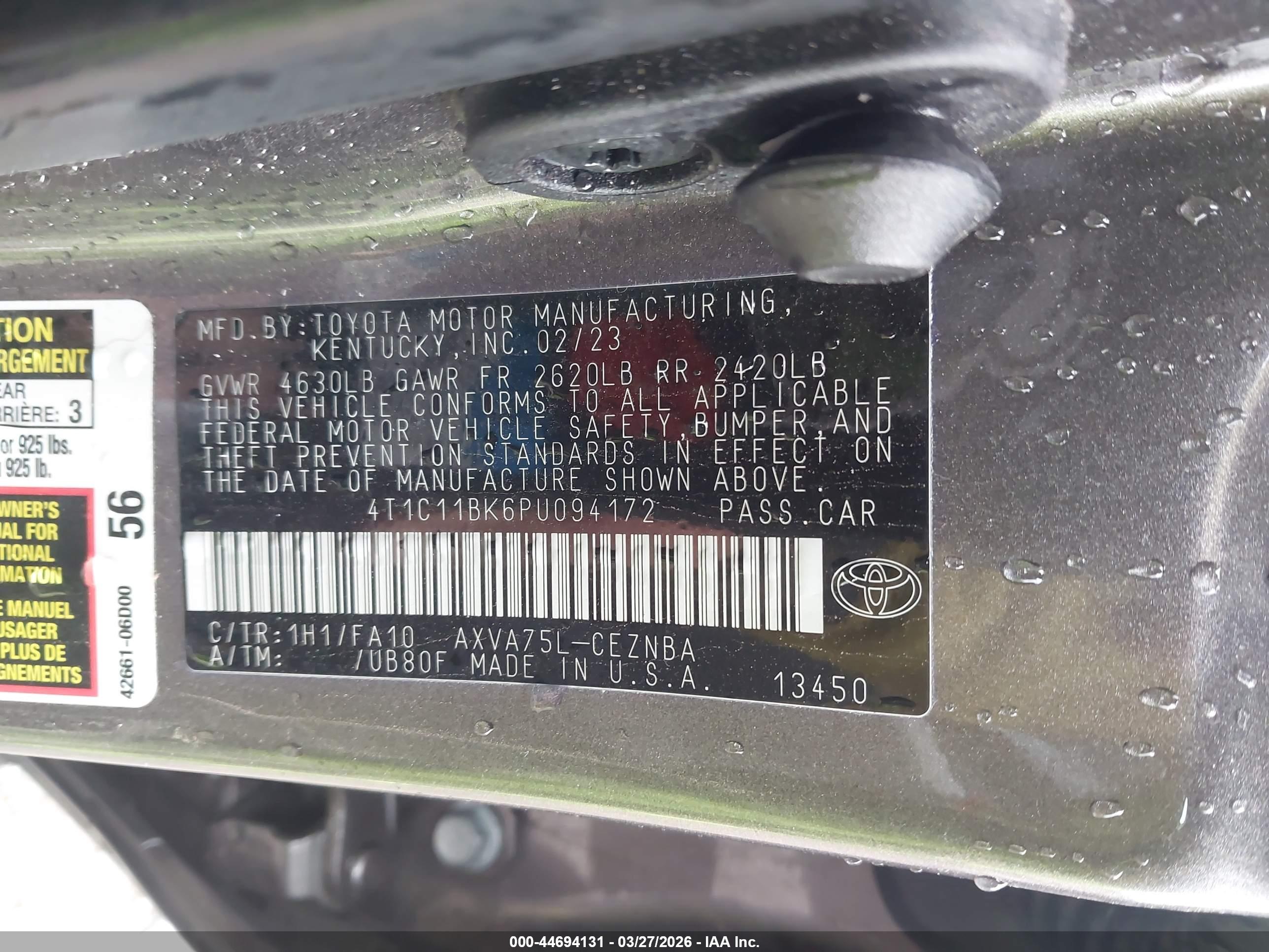 TOYOTA CAMRY image 9