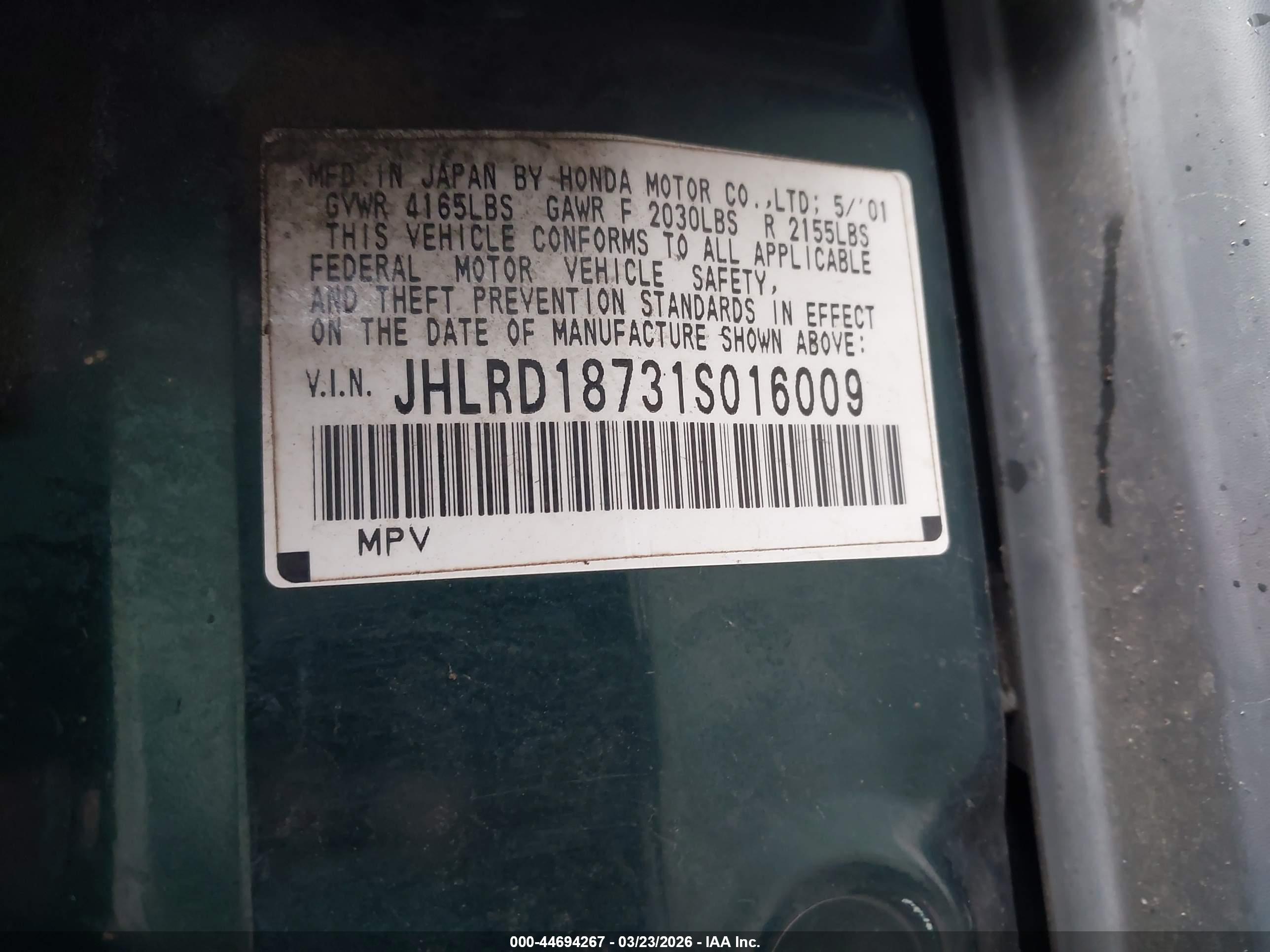 HONDA CR-V image 9